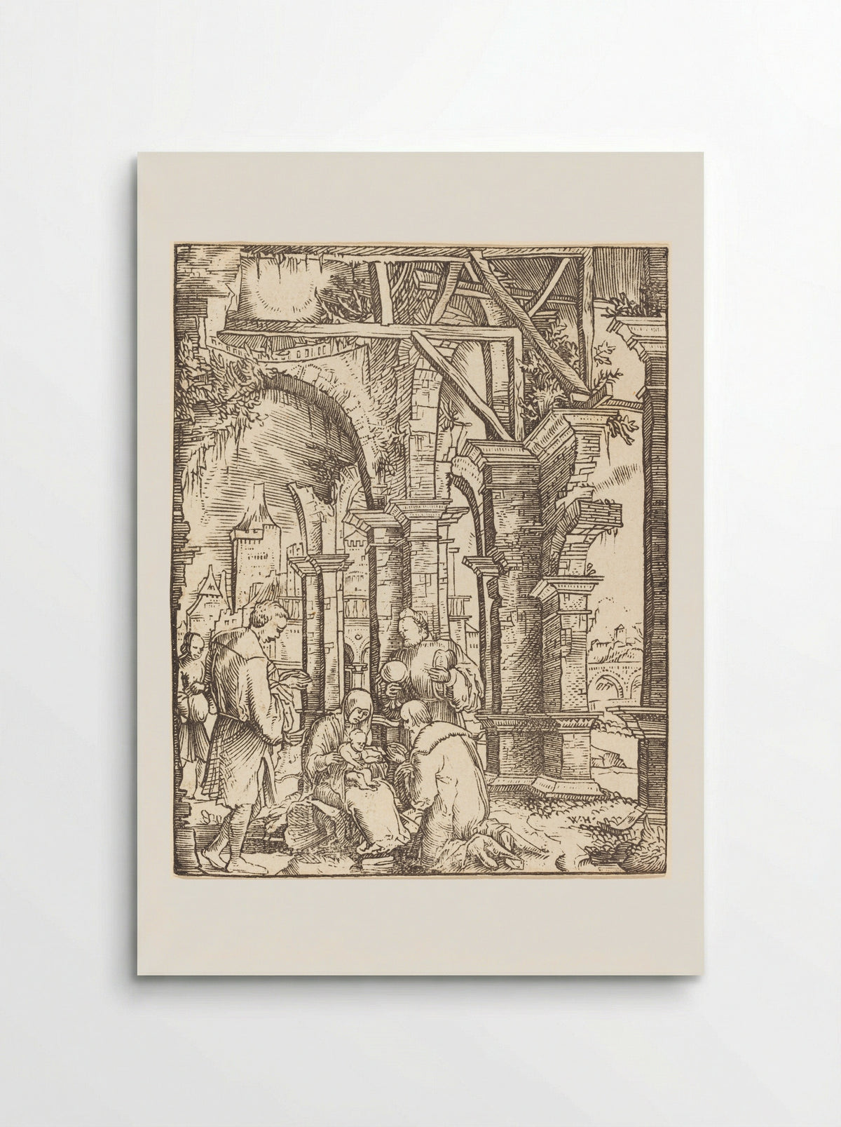 Adoration of the Magi - Wolfgang Huber - Poster