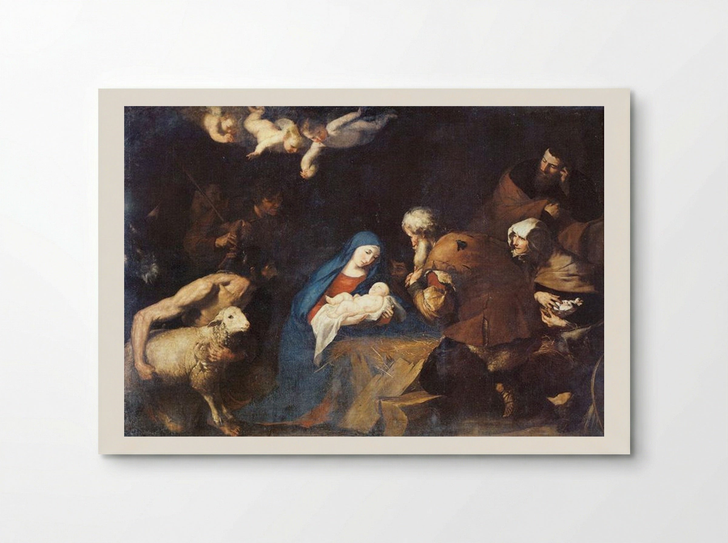 Adoration of the Shepherds - Jusepe de Ribera - Poster