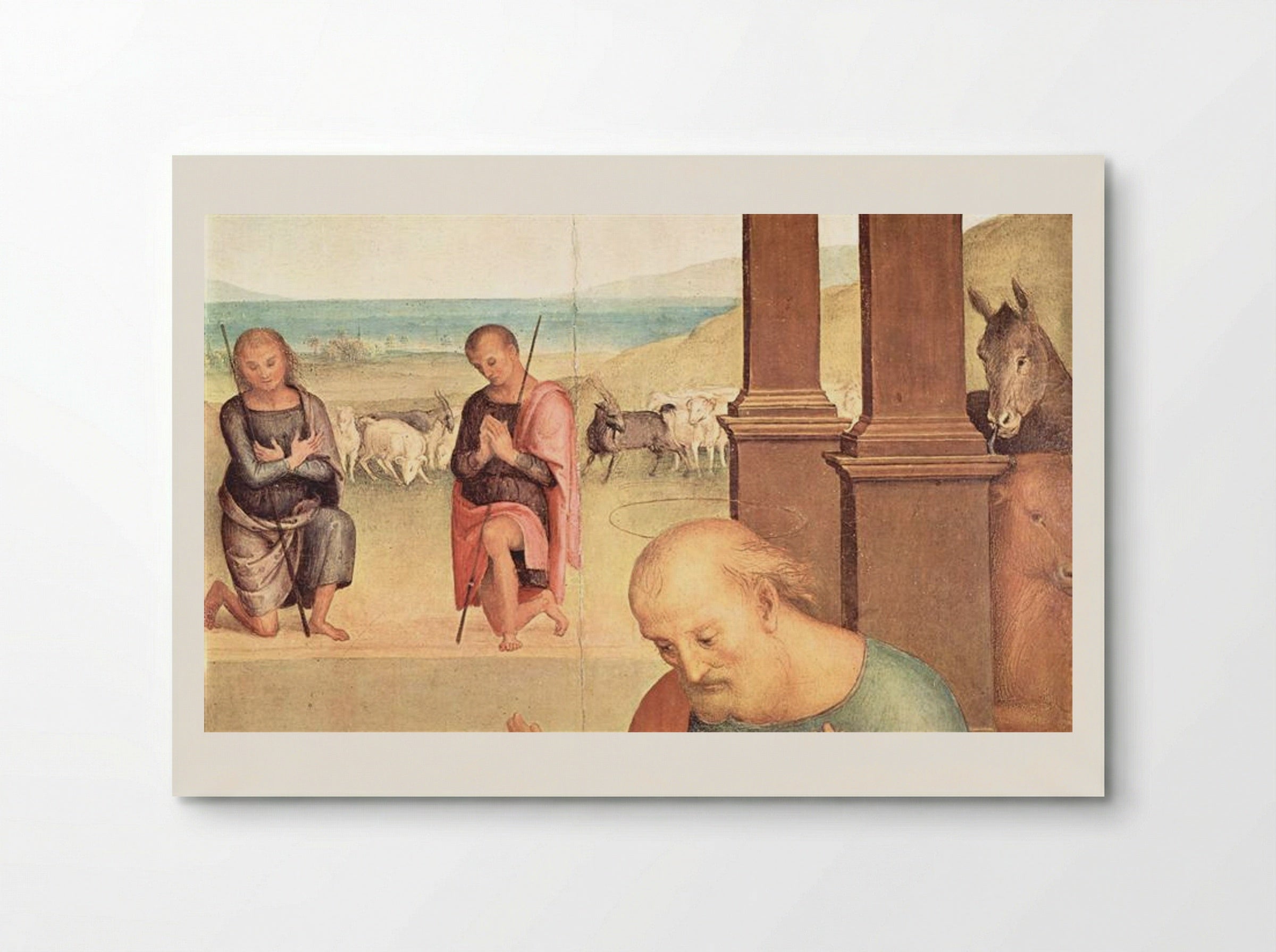 Adoration of the Shepherds - Pietro Perugino - Poster