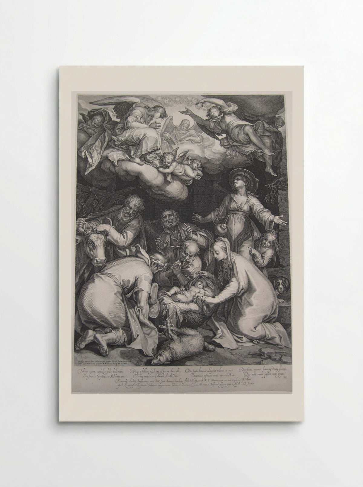 Adoration of the Shepherds - Boetius Adamsz. Bolswert - Poster