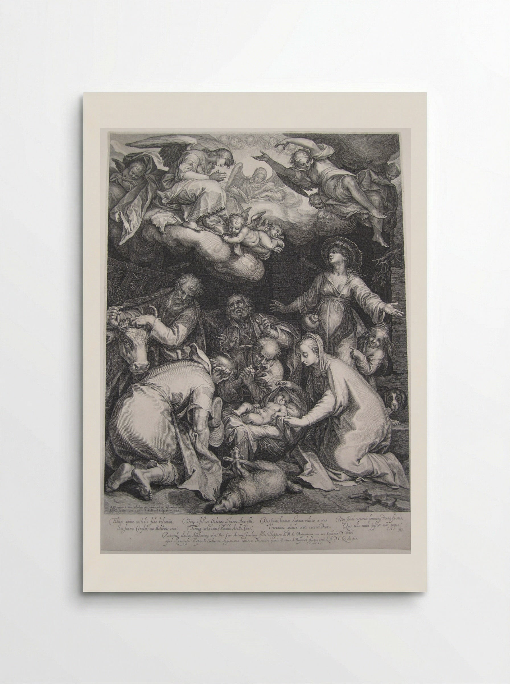 Adoration of the Shepherds - Boetius Adamsz. Bolswert - Poster