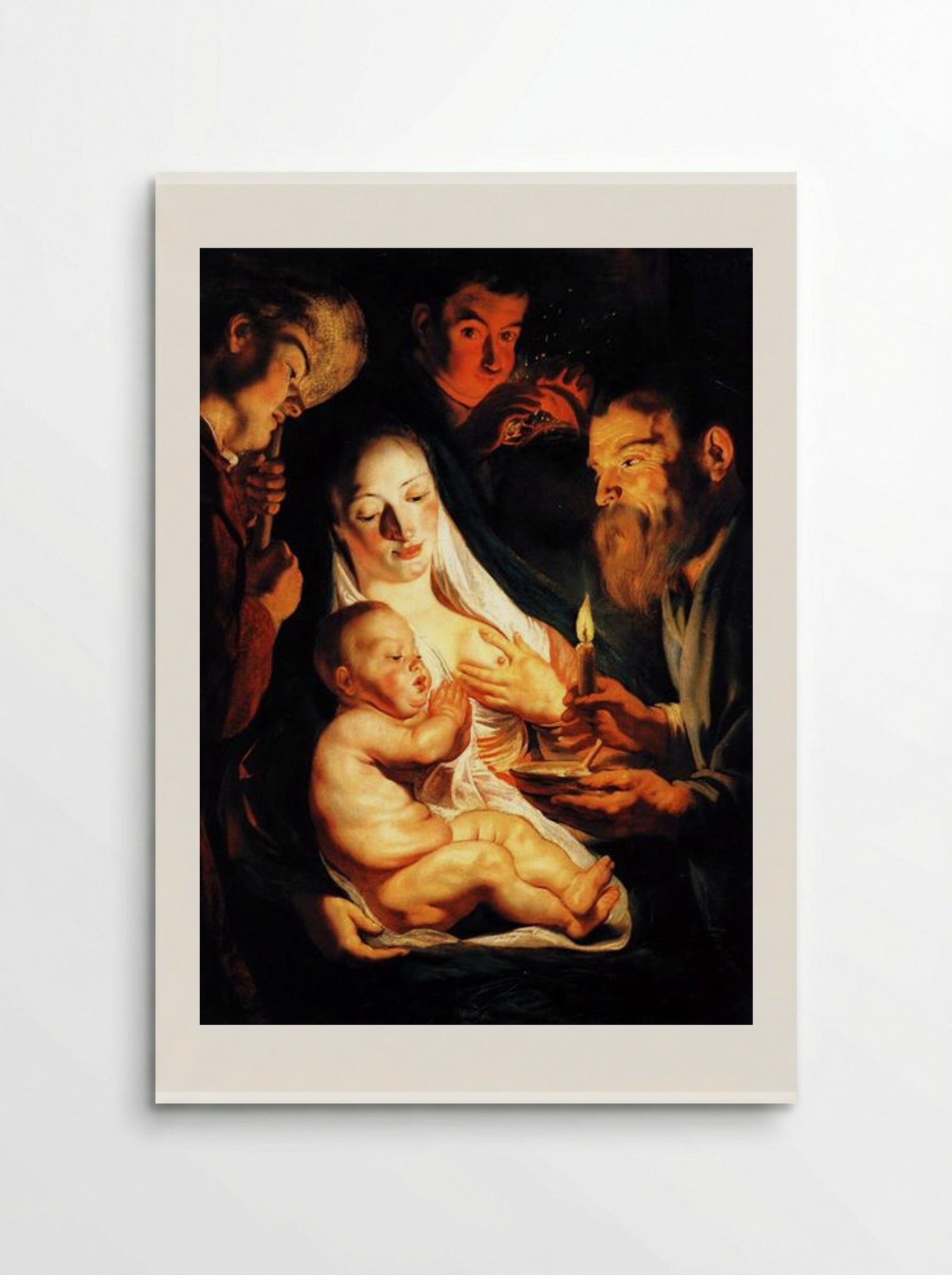 Adoration of the Shepherds - Jacob Jordaens - Poster