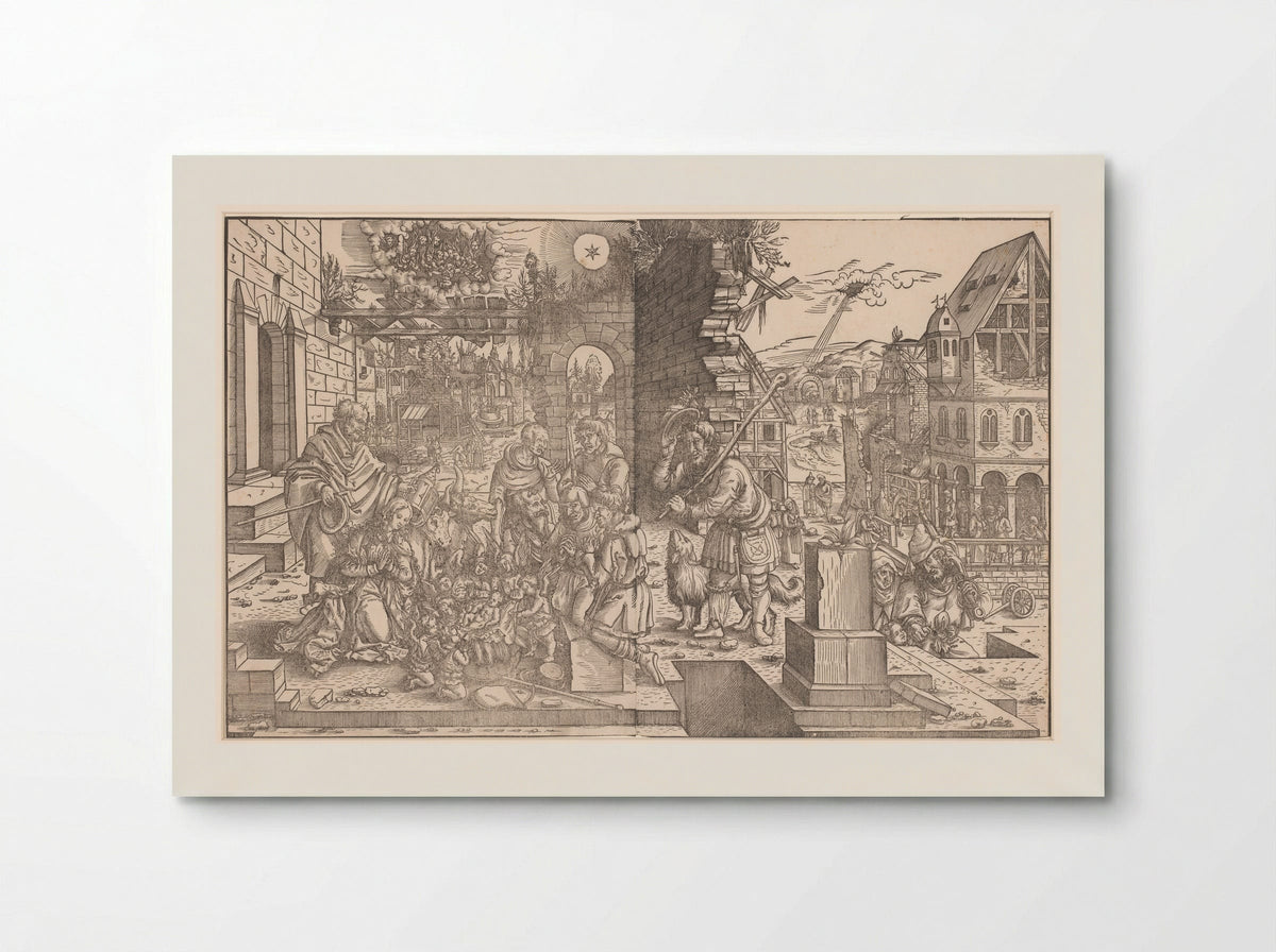 Adoration of the Shepherds - Monogrammist WS - Poster