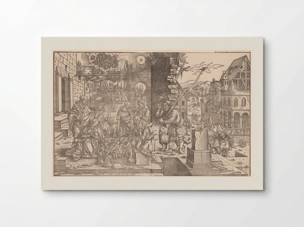 Adoration of the Shepherds - Monogrammist WS - Poster