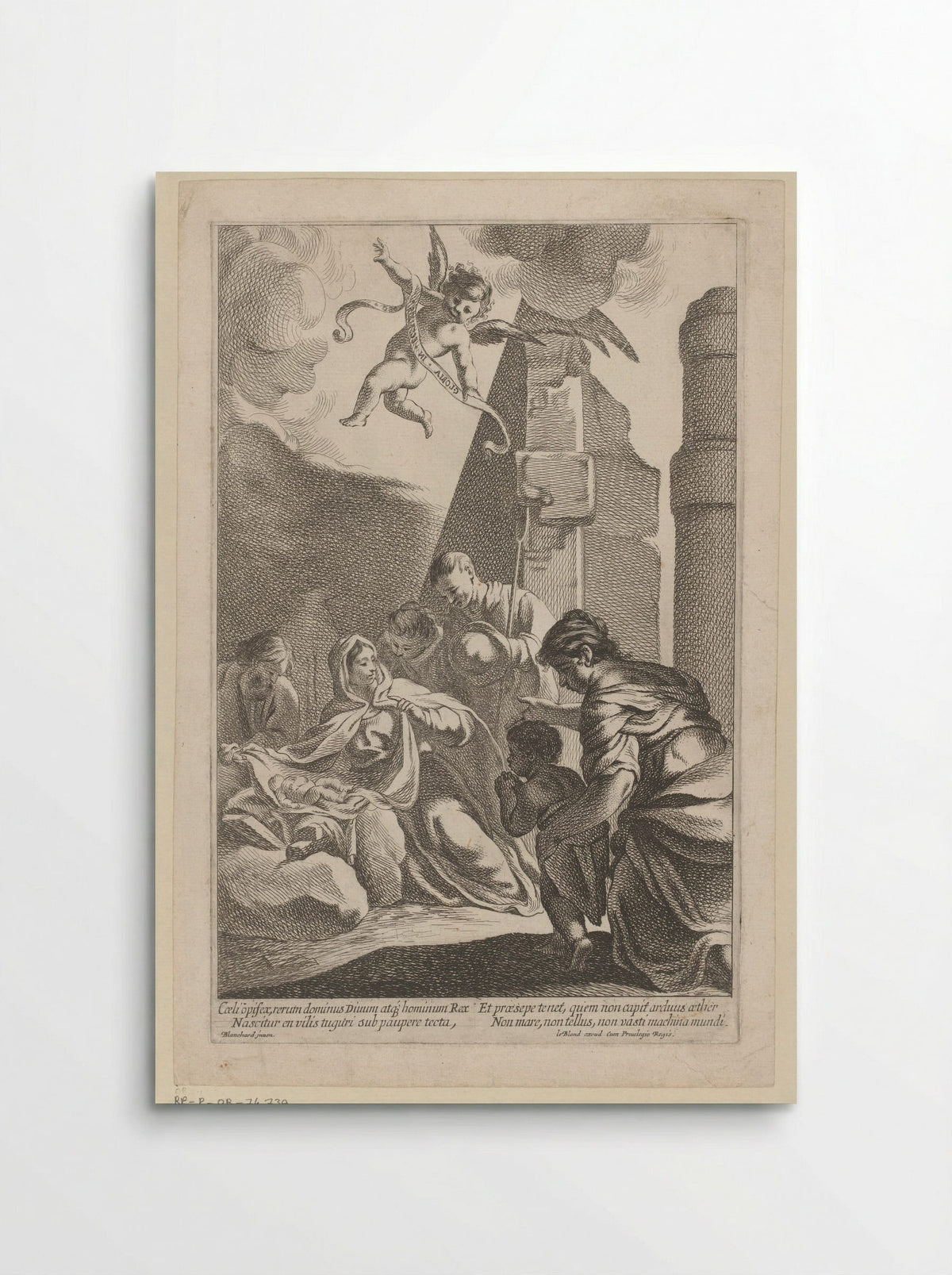 Adoration of the Shepherds - Antoine Garnier - Poster