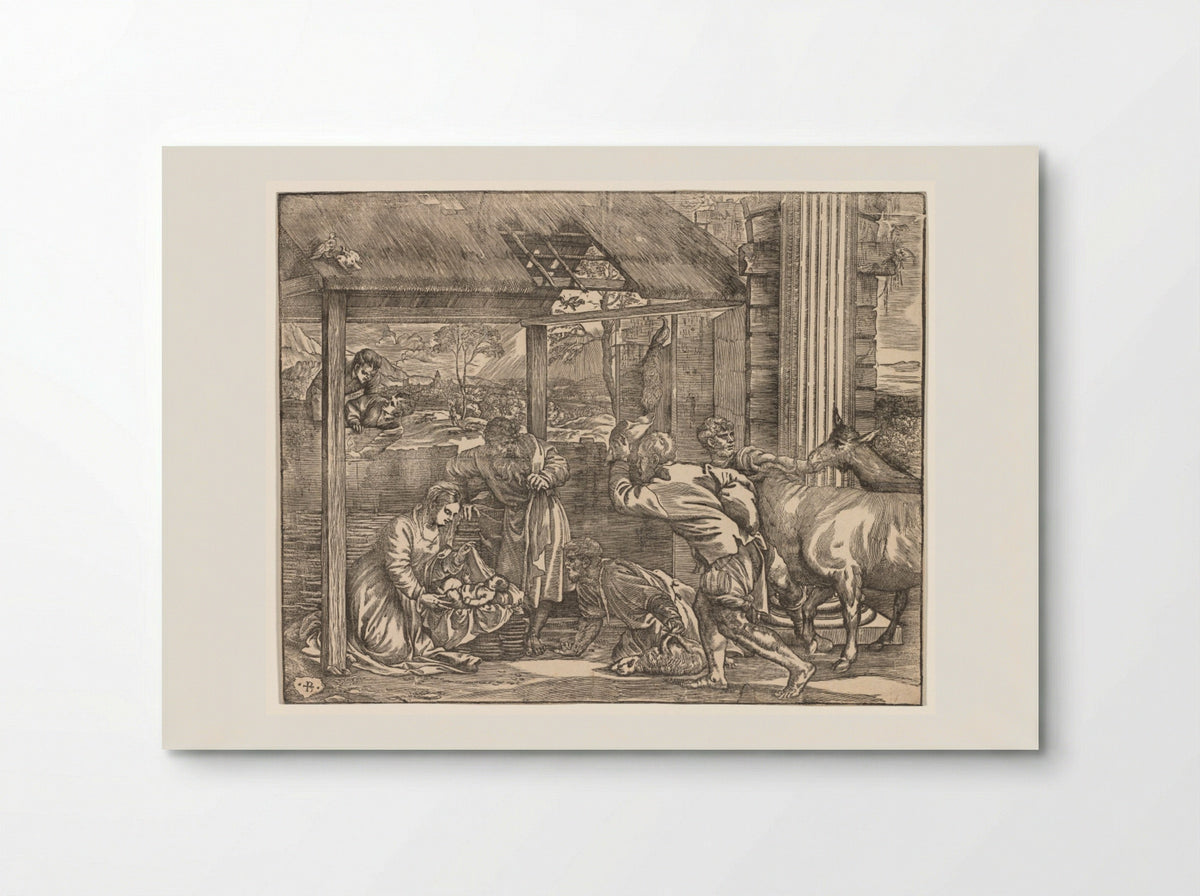 Adoration of the Shepherds - Niccolo Boldrini - Poster