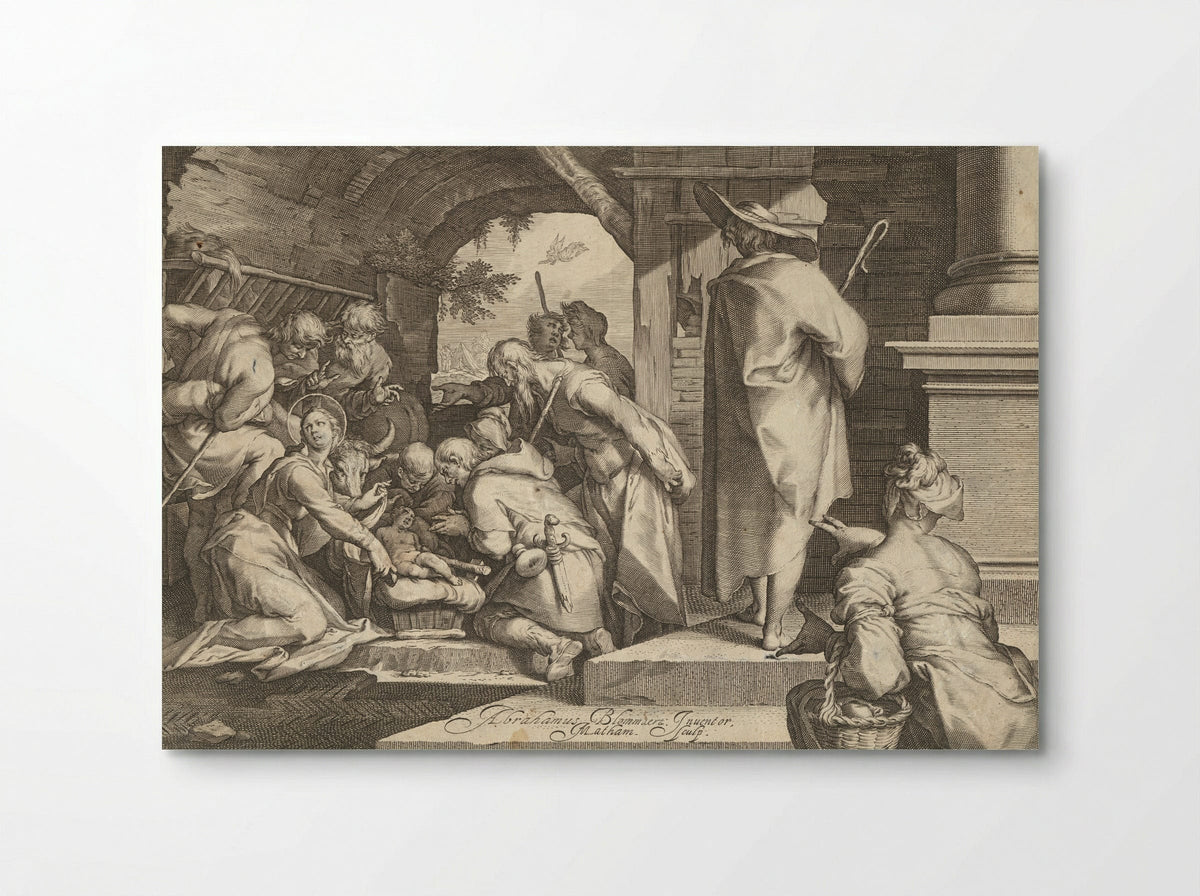 Adoration of the Shepherds - Jacob Matham - Poster