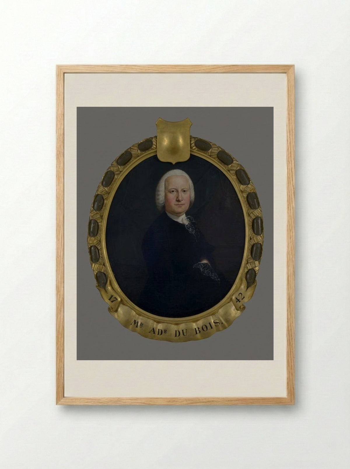 Adriaan du Bois (1713-1774) - Jean Humbert - Framed Print Wood
