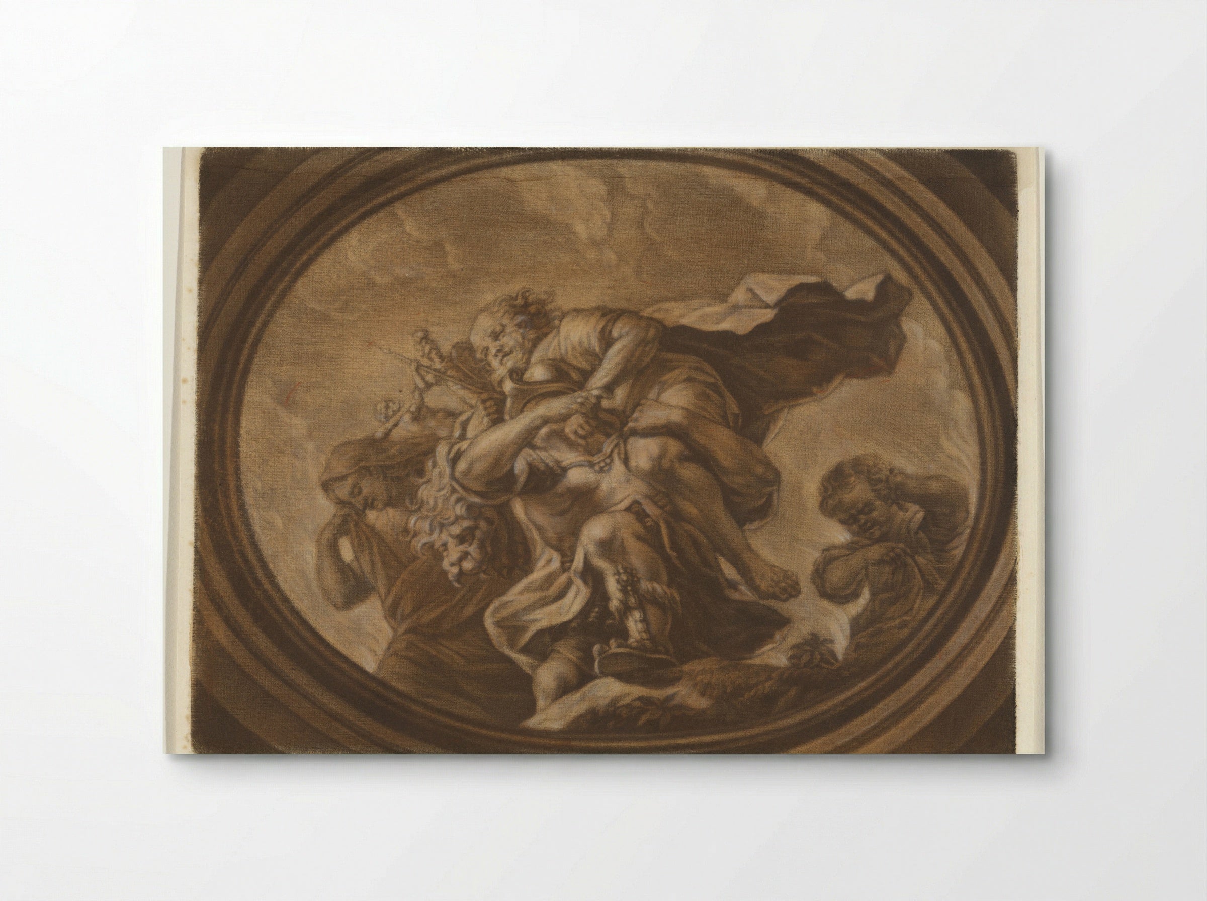 Aeneas Fleeing Troy - Arnoud van Halen - Poster