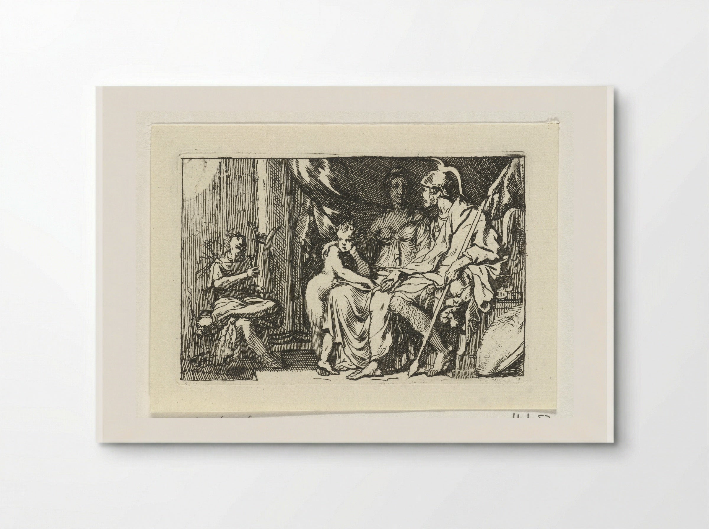 Aeneas Recounting His Adventures to Dido - Gerard de Lairesse - Poster
