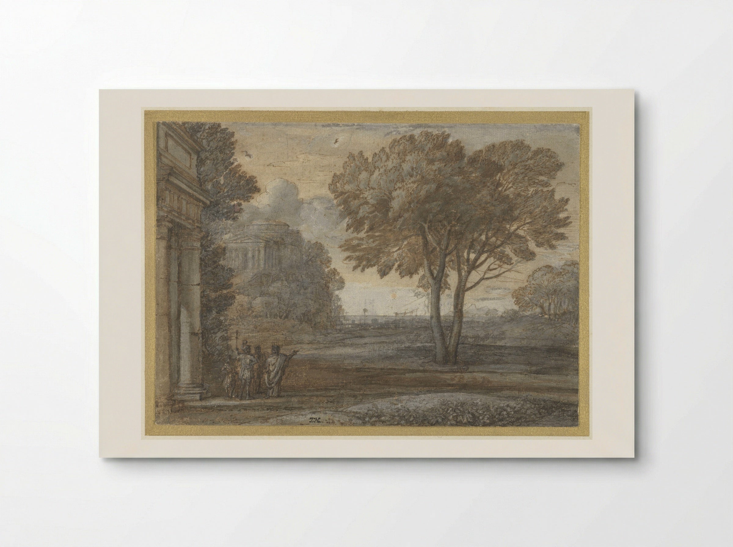 Aeneas at Delos - Claude Lorrain - Poster