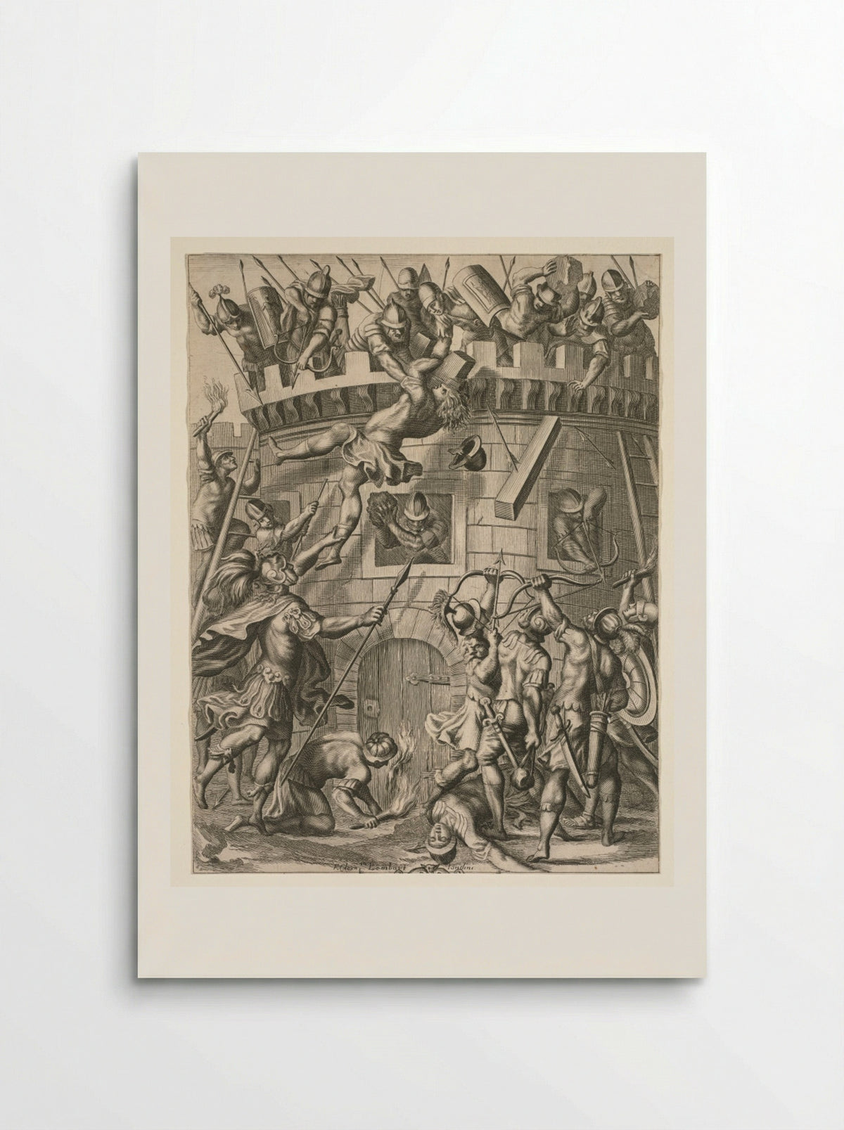 Aeneid (The Siege of a Fortress) - Pierre Lombart - Poster