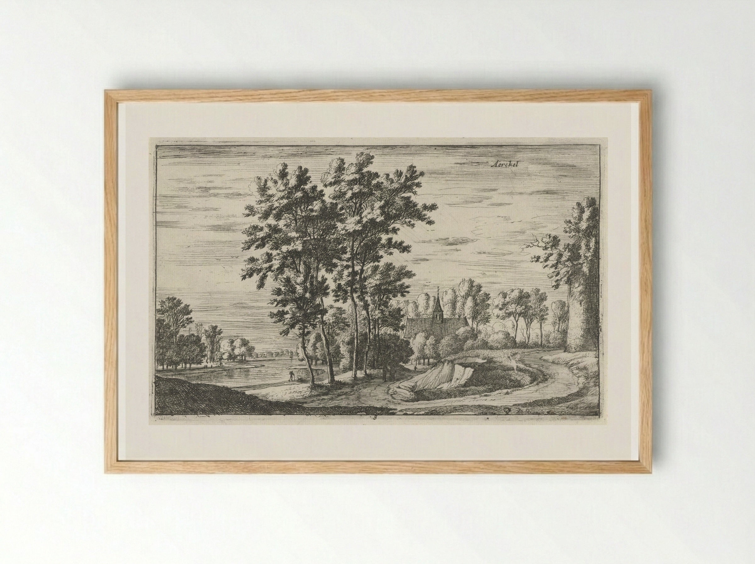 Aerckel - Roelant Roghman - Framed Print Wood