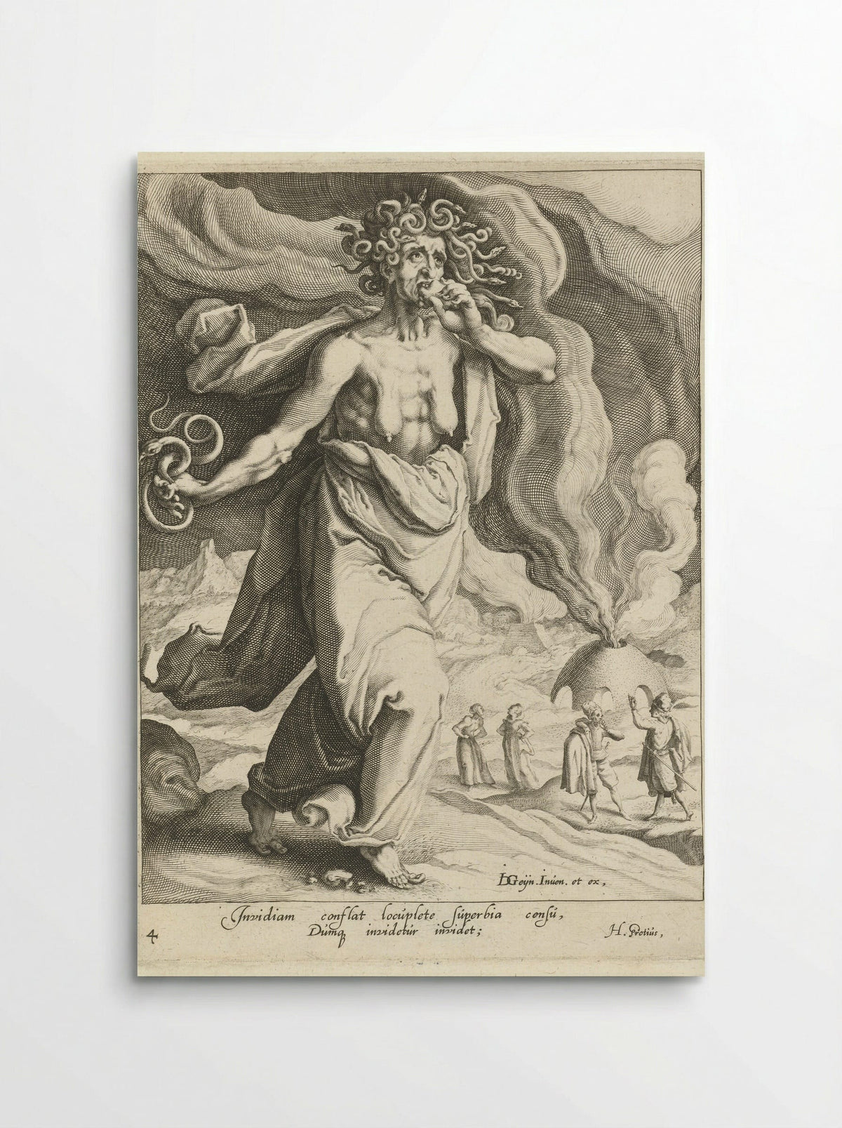 Afgunst (Invidia) - Zacharias Dolendo - Poster