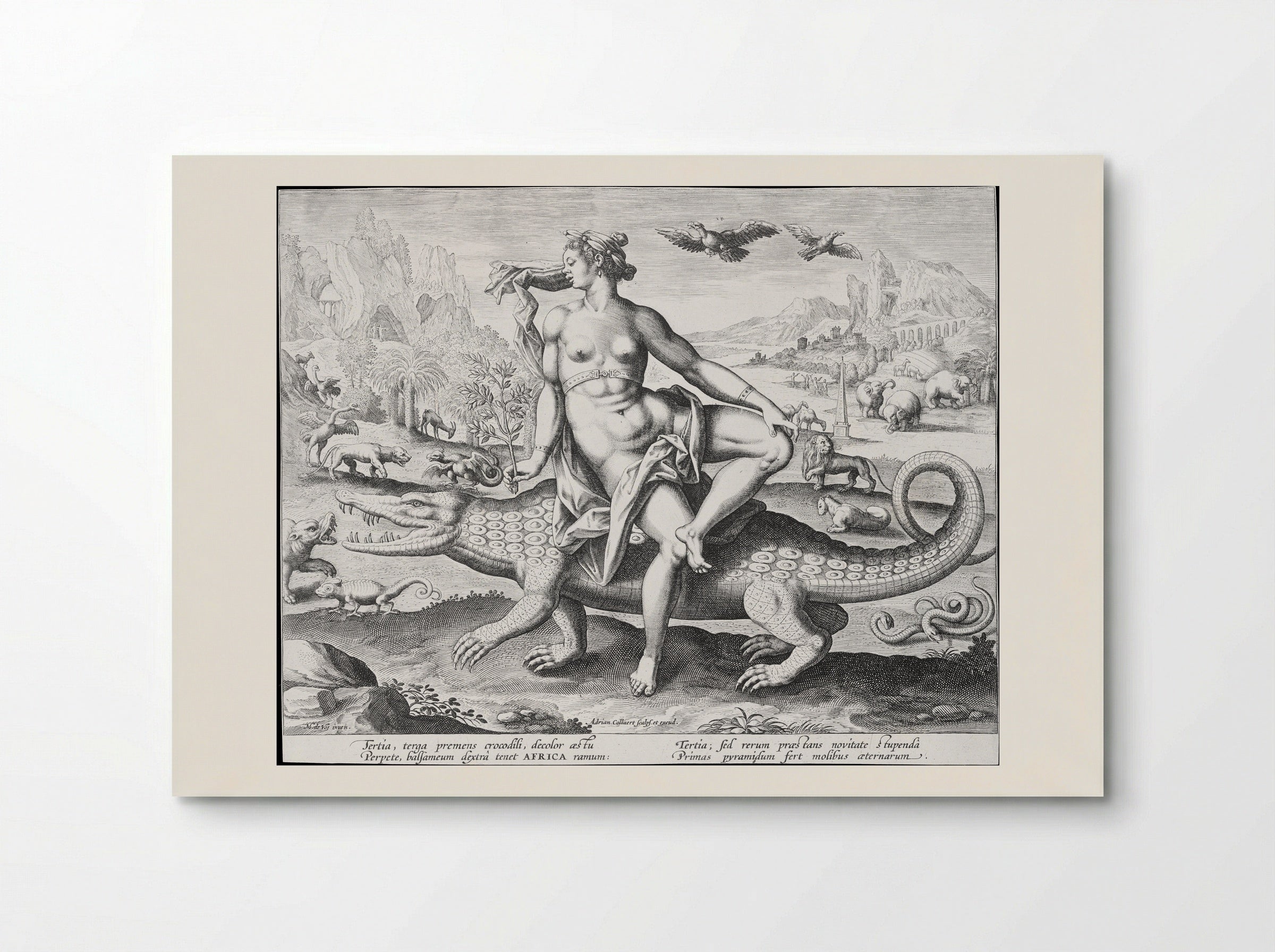 Africa (from the Four Continents series) - Adriaen Collaert - Poster