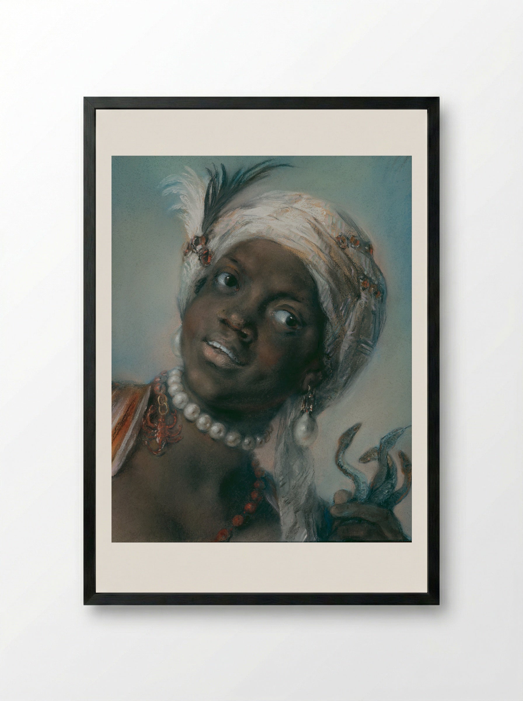 Africa - Rosalba Carriera - Framed Print Black