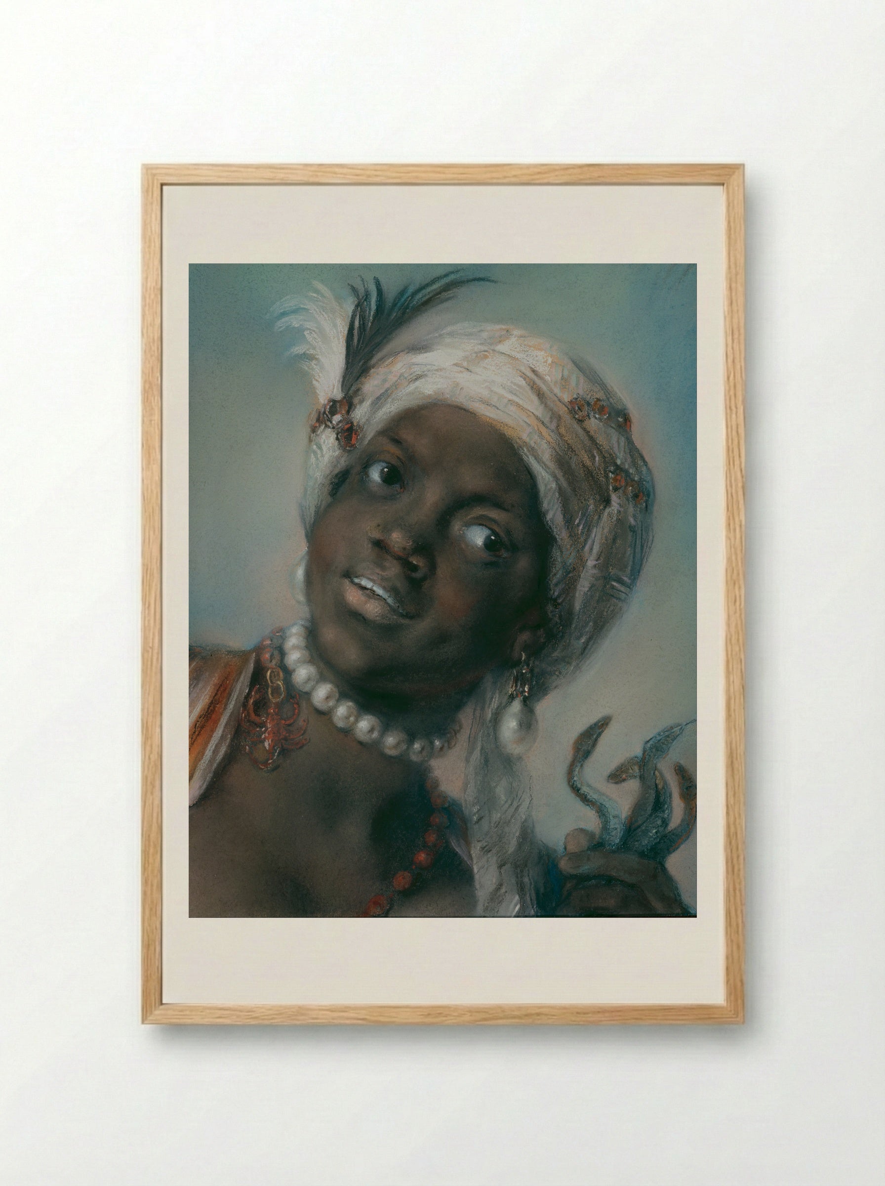 Africa - Rosalba Carriera - Framed Print Wood