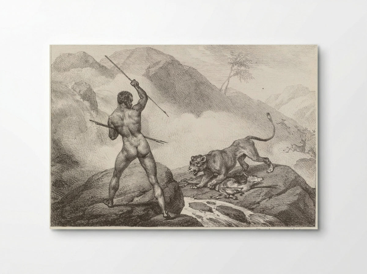 African Hunter (Chasseur Africain) - Horace Vernet - Poster