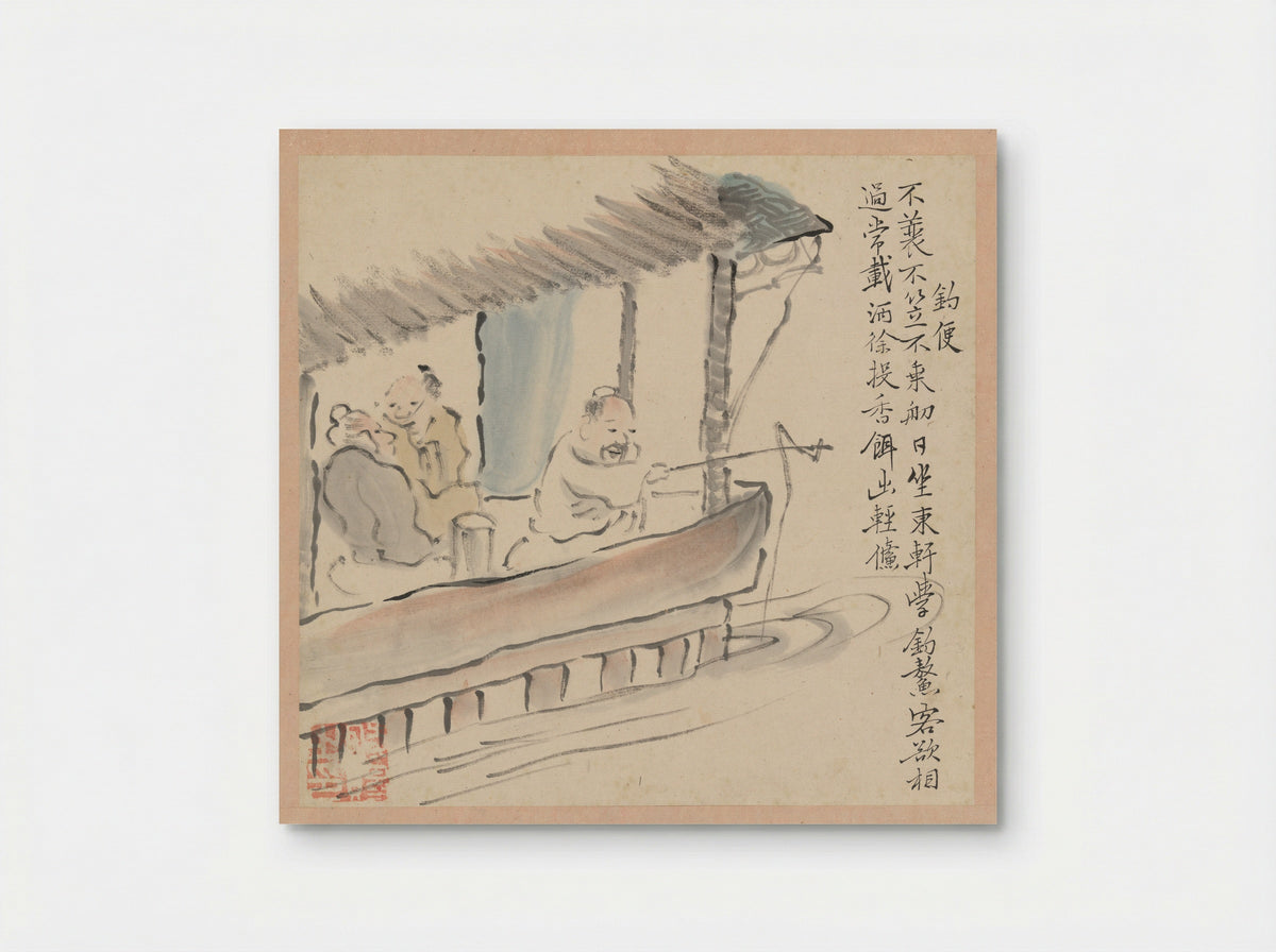 After Ike no Taiga and Yosa Buson’s Ten Conveniences and Ten Pleasures - Totoki Baigai - Poster