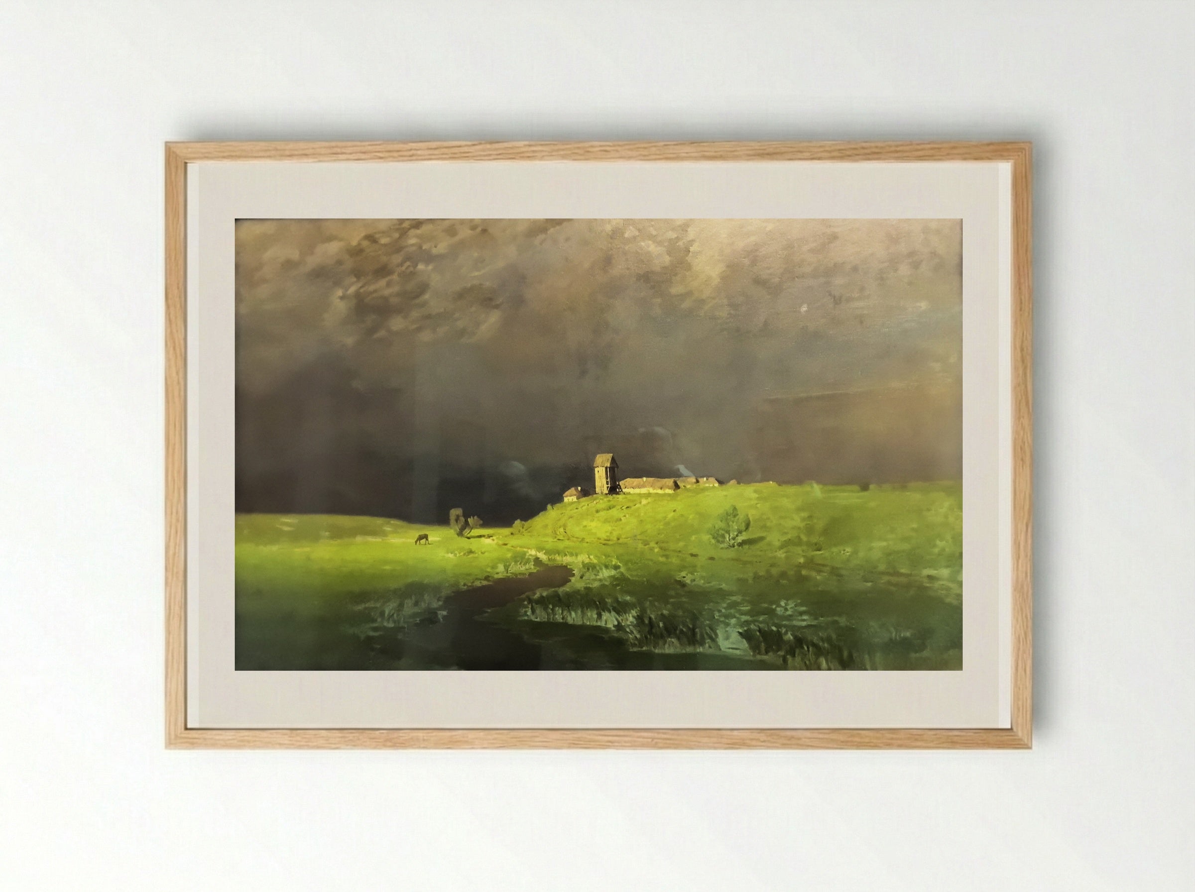 After a Rain - Arkhip Kuindzhi - Framed Print Wood