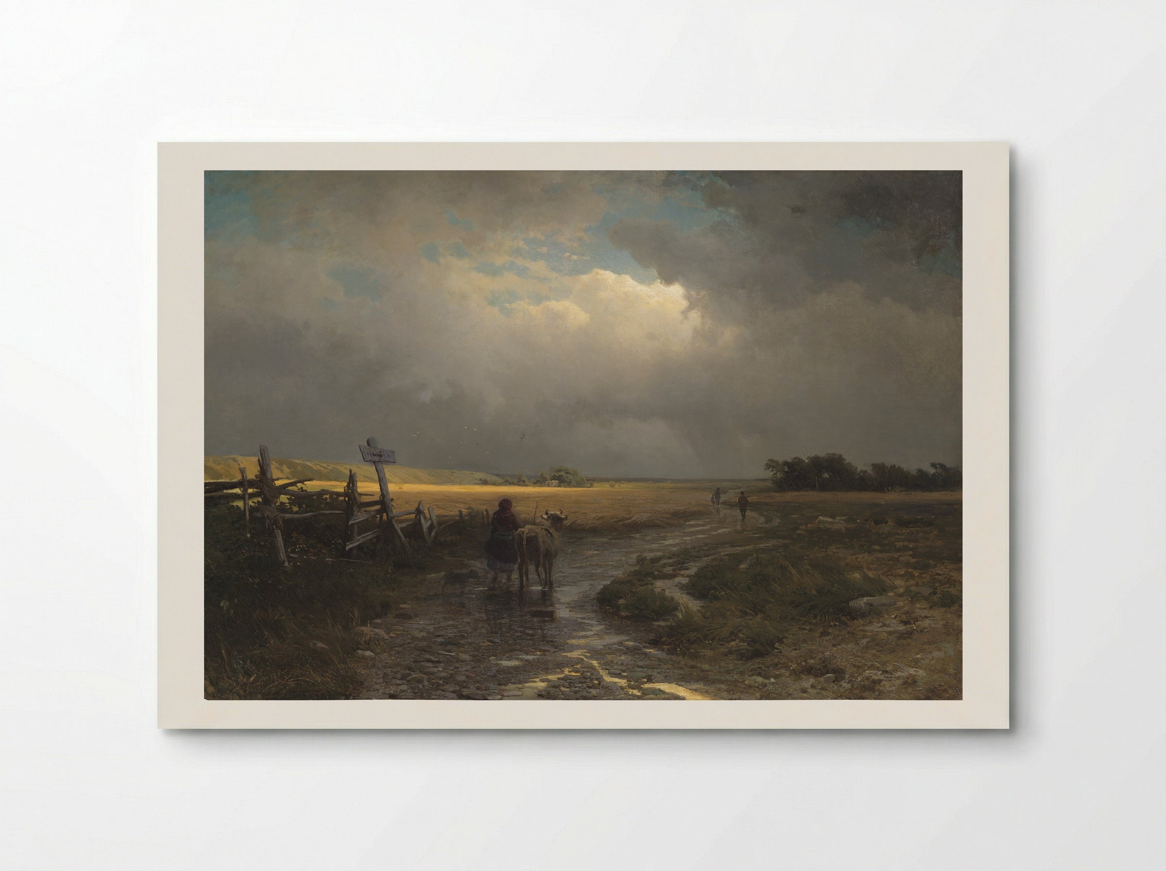 After a Rain. Country Road - Fyodor Vasilyev - Poster