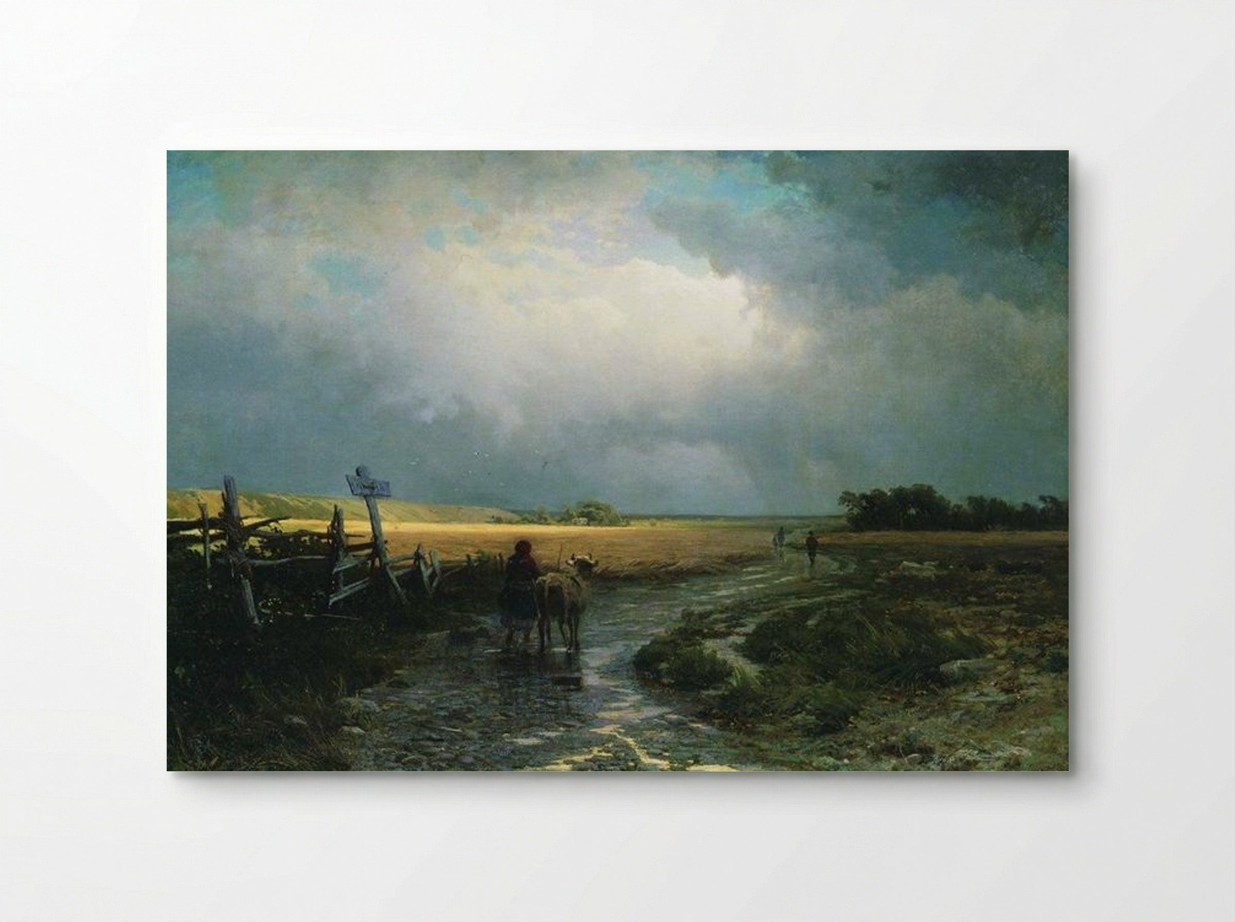 After a Rain. Country Road - Fyodor Vasilyev - Poster