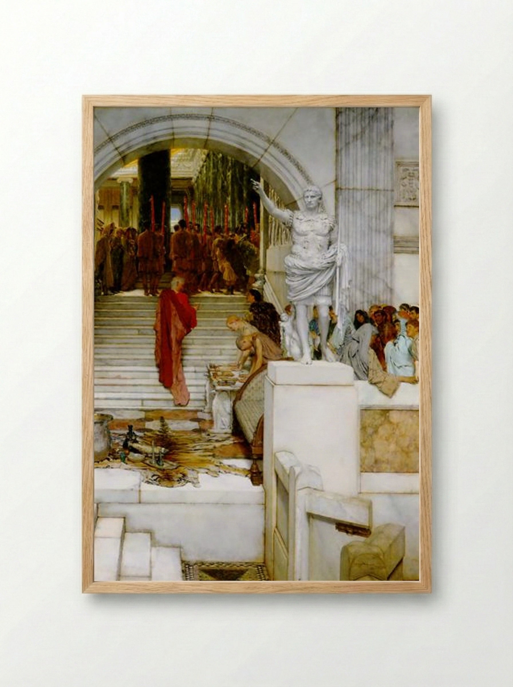 After the Audience - Sir Lawrence Alma-Tadema - Framed Print Wood