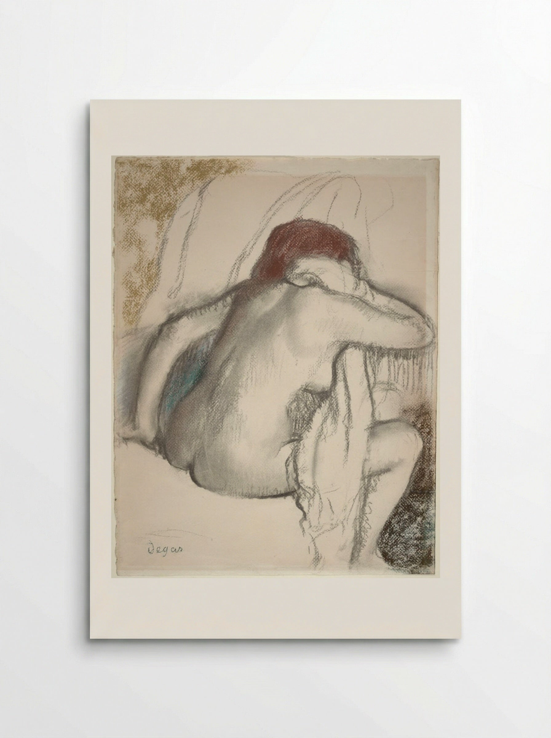 After the Bath - Hilaire-Germain-Edgar Degas - Poster
