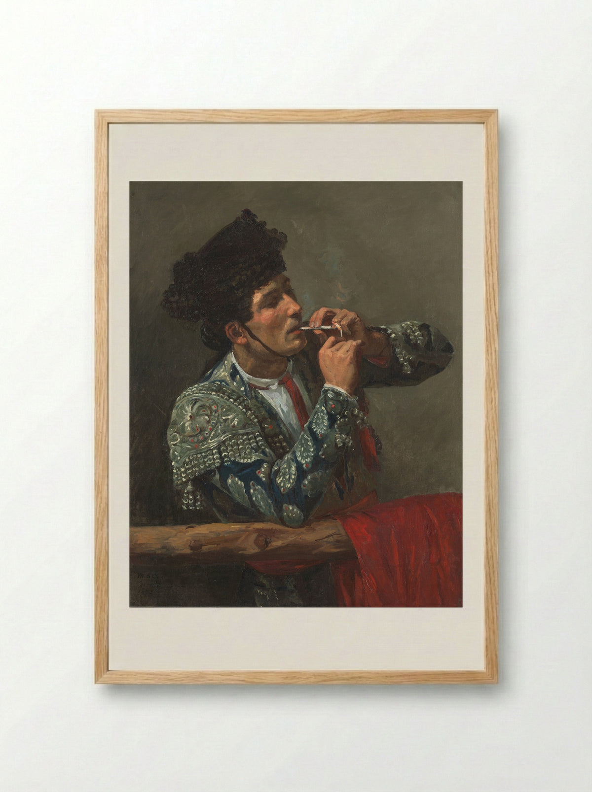 After the Bullfight - Mary Cassatt - Framed Print Wood