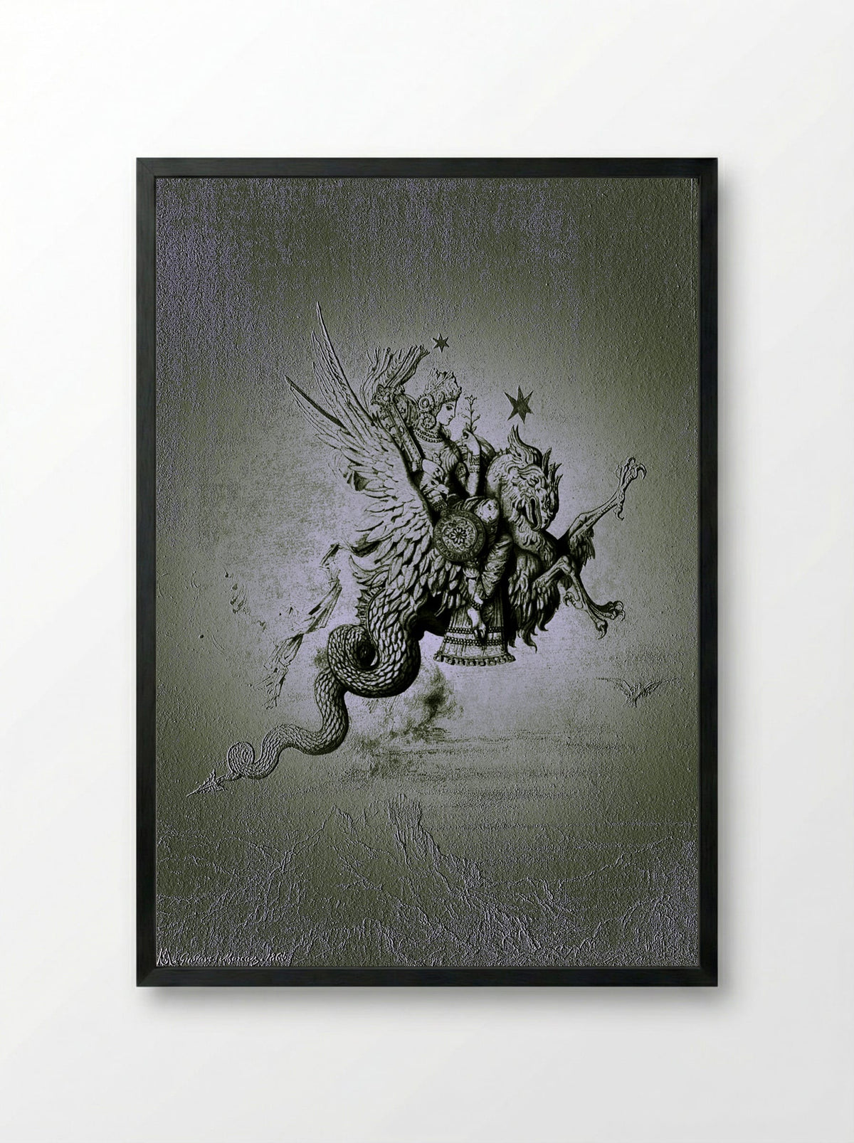 After - Gustave Moreau - Framed Print Black