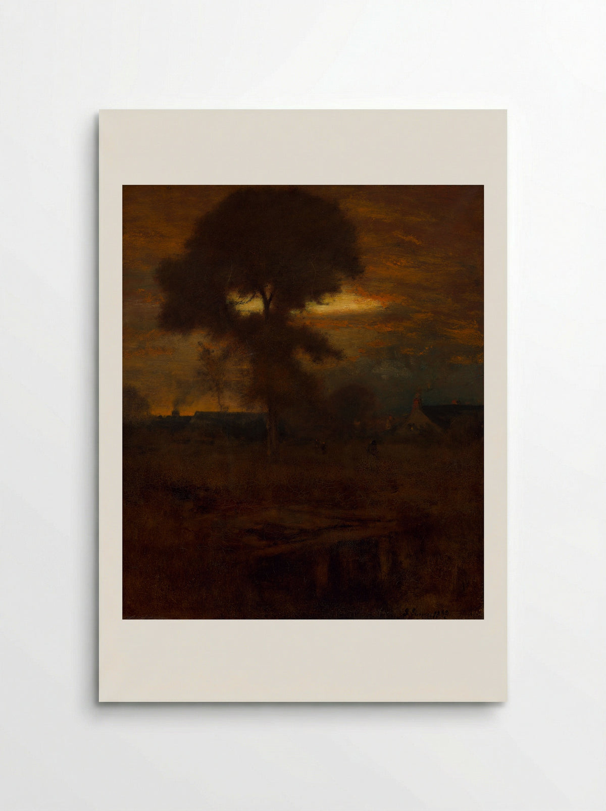 Afterglow - George Inness - Poster