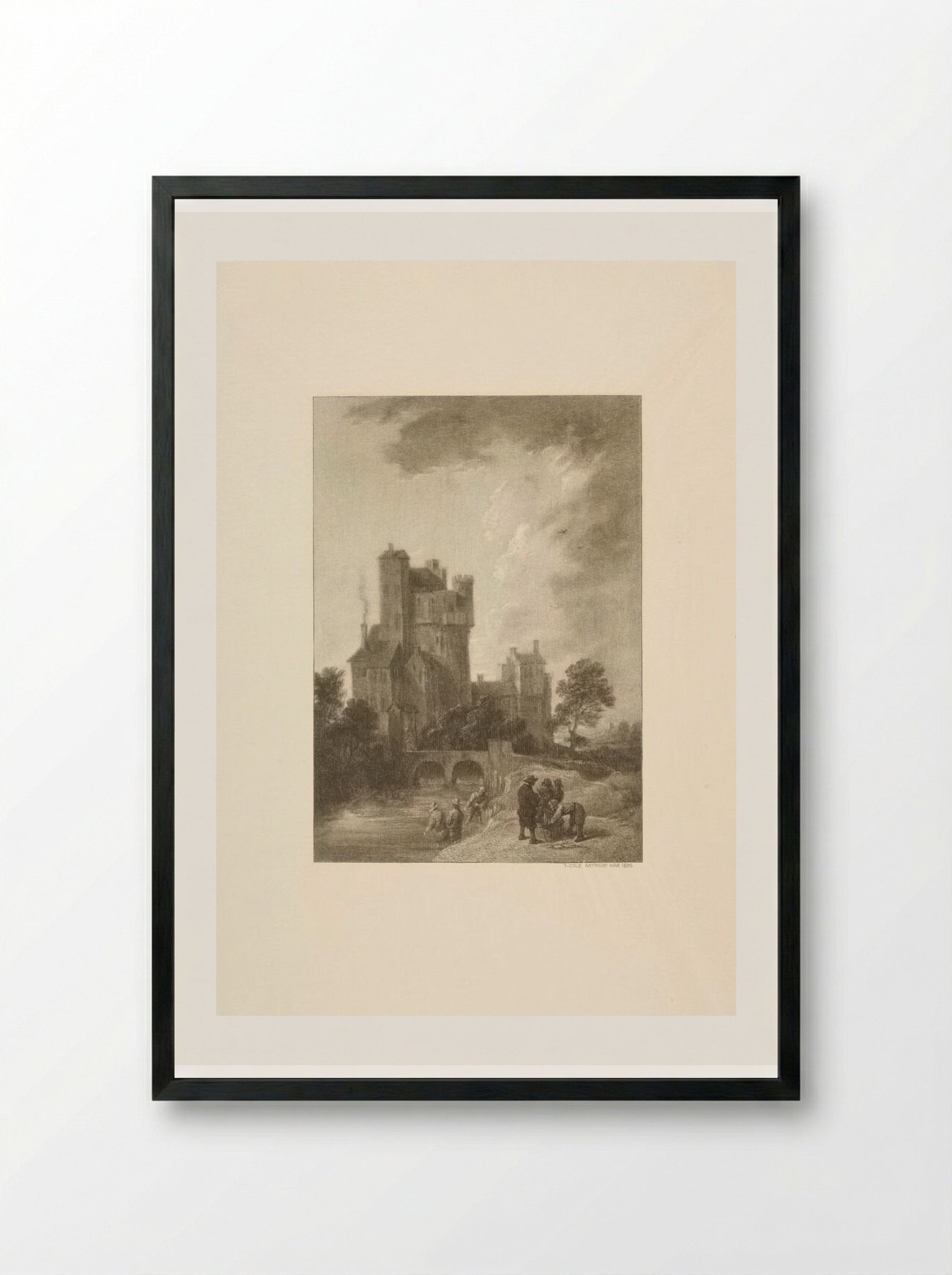 Afternoon - Timothy Cole - Framed Print Black