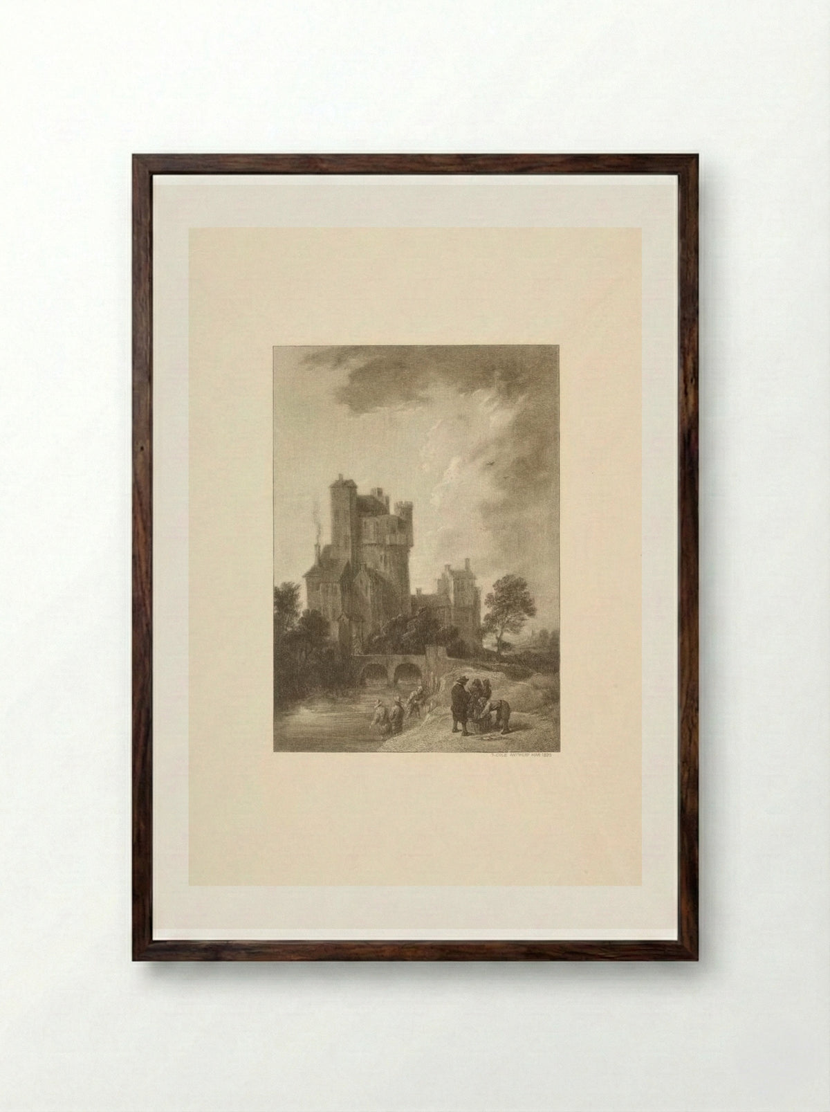 Afternoon - Timothy Cole - Framed Print Dark Wood