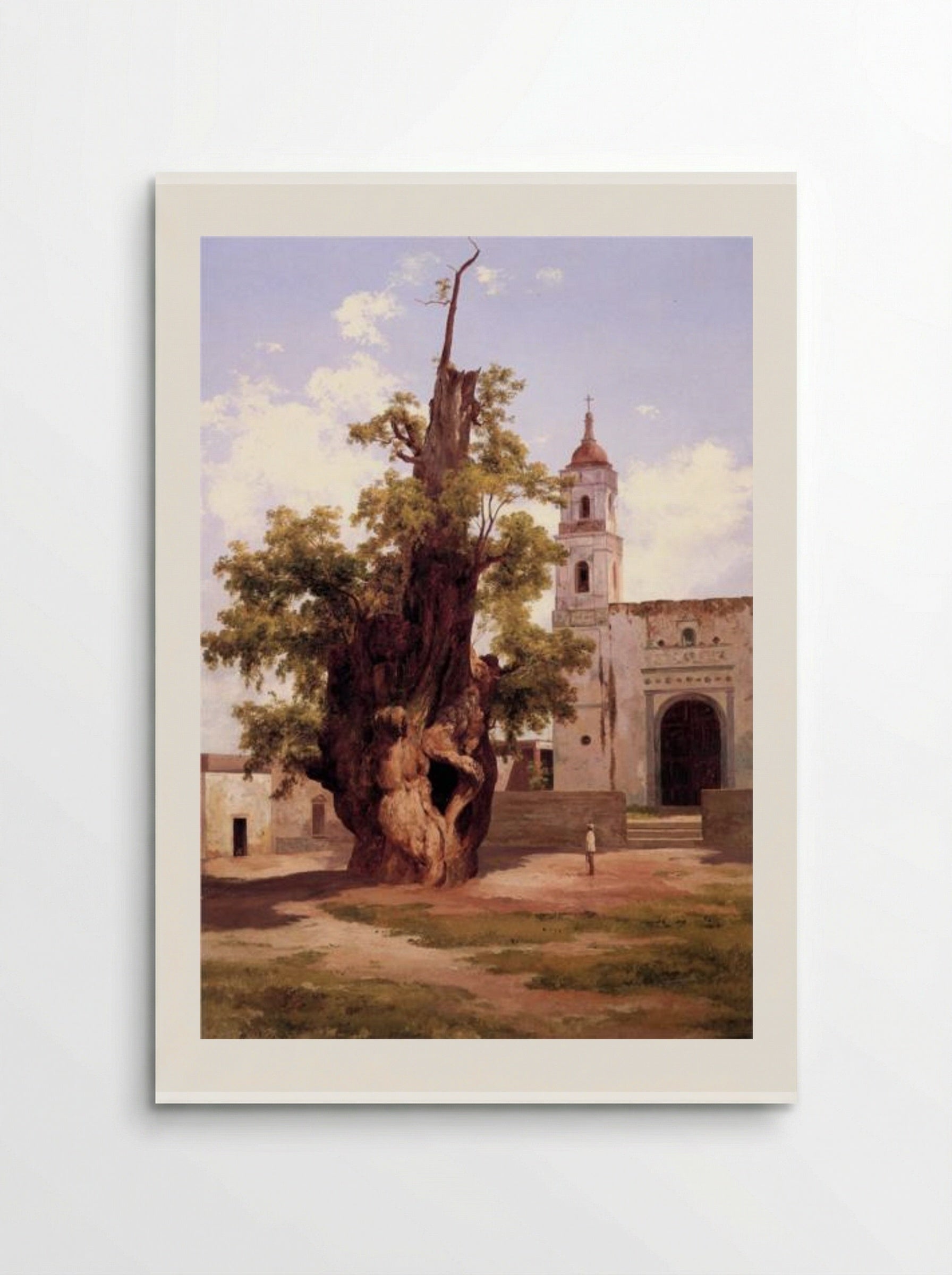 Ahuehuete de la Noche Triste - José María Velasco - Poster
