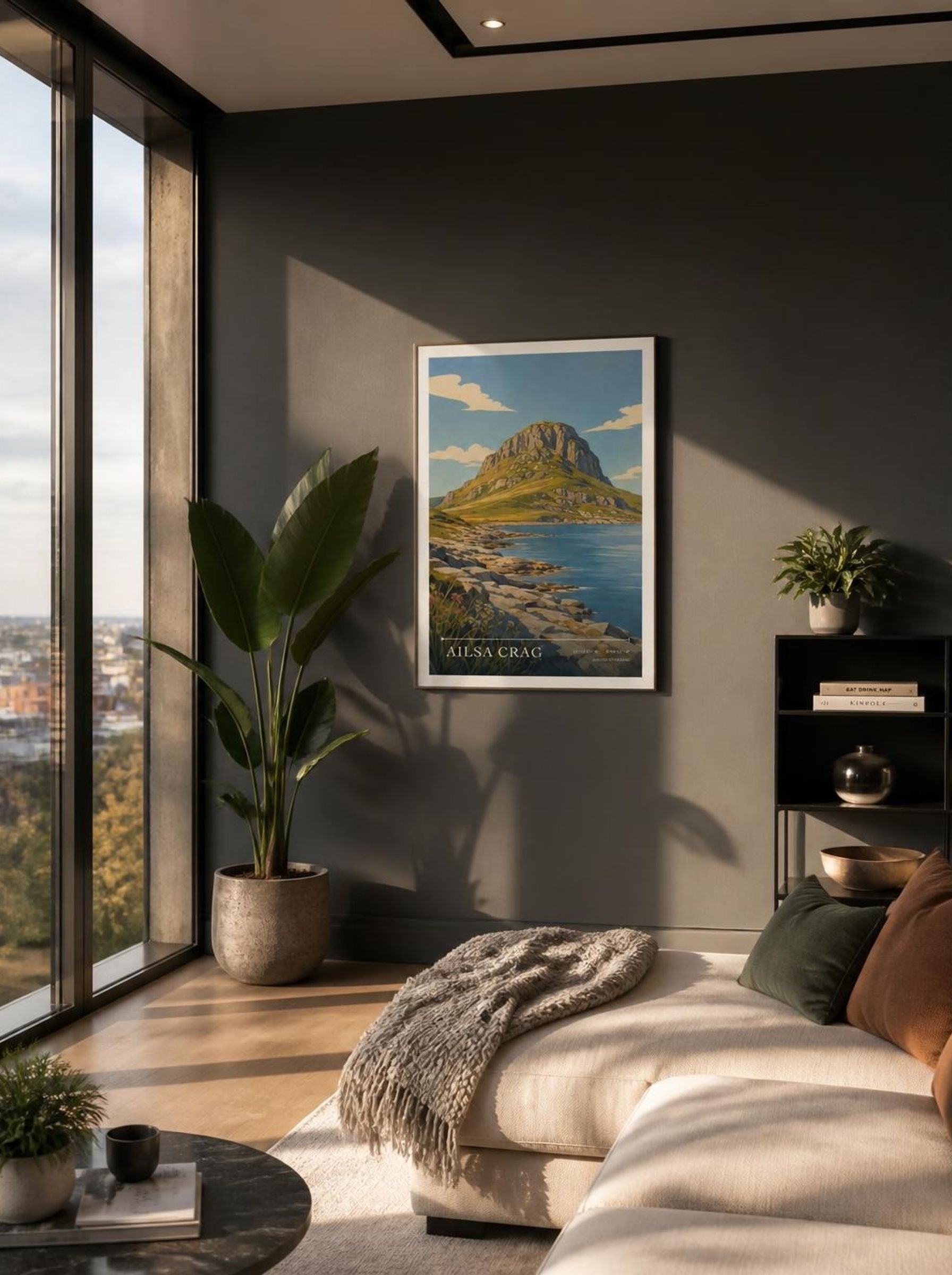 Ailsa Crag United Kingdom Travel Poster - Lifestyle