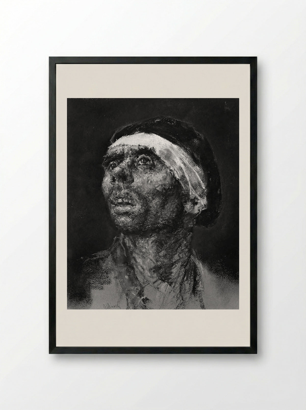Air Raid - Joseph Hirsch - Framed Print Black