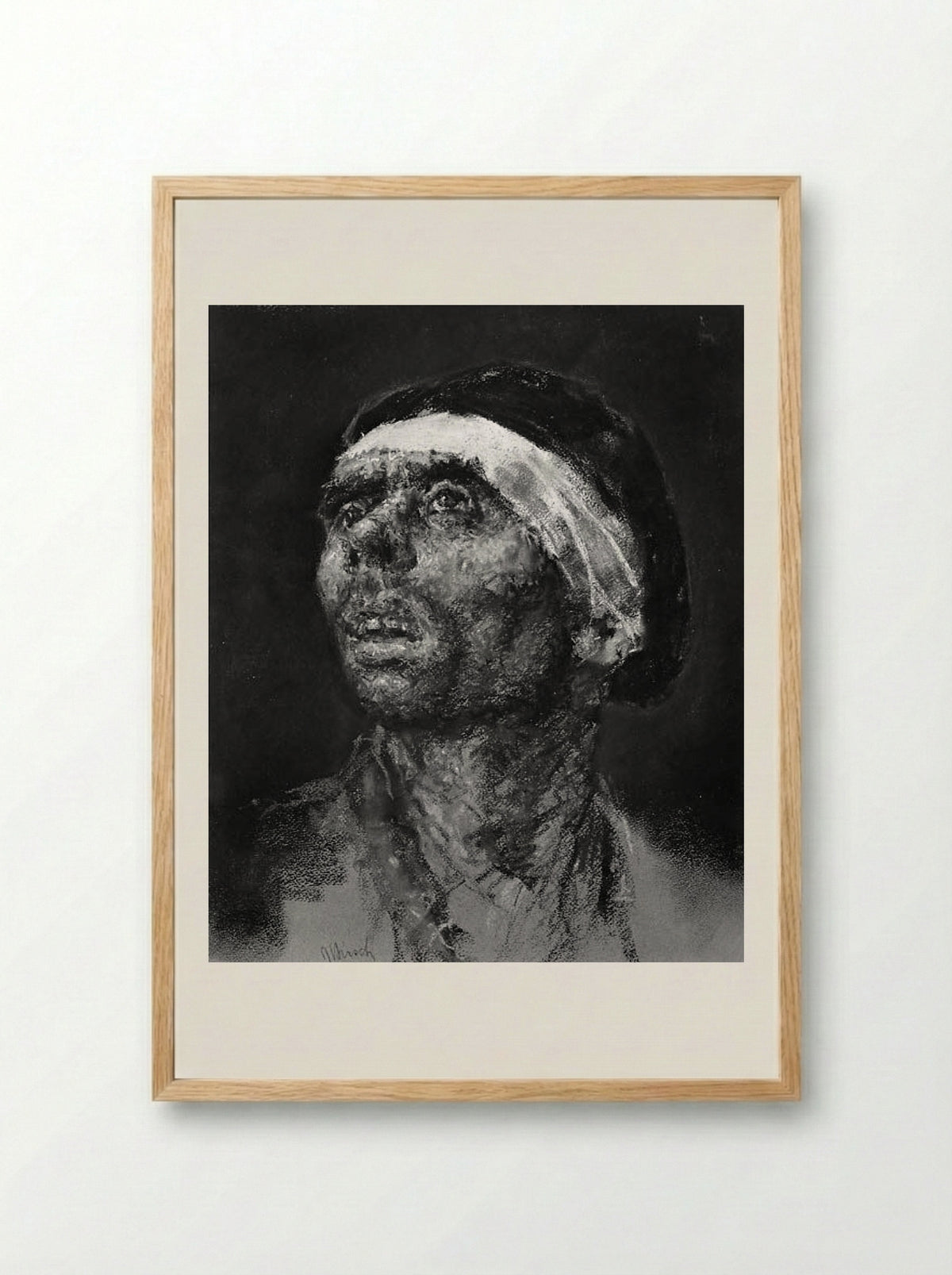 Air Raid - Joseph Hirsch - Framed Print Wood