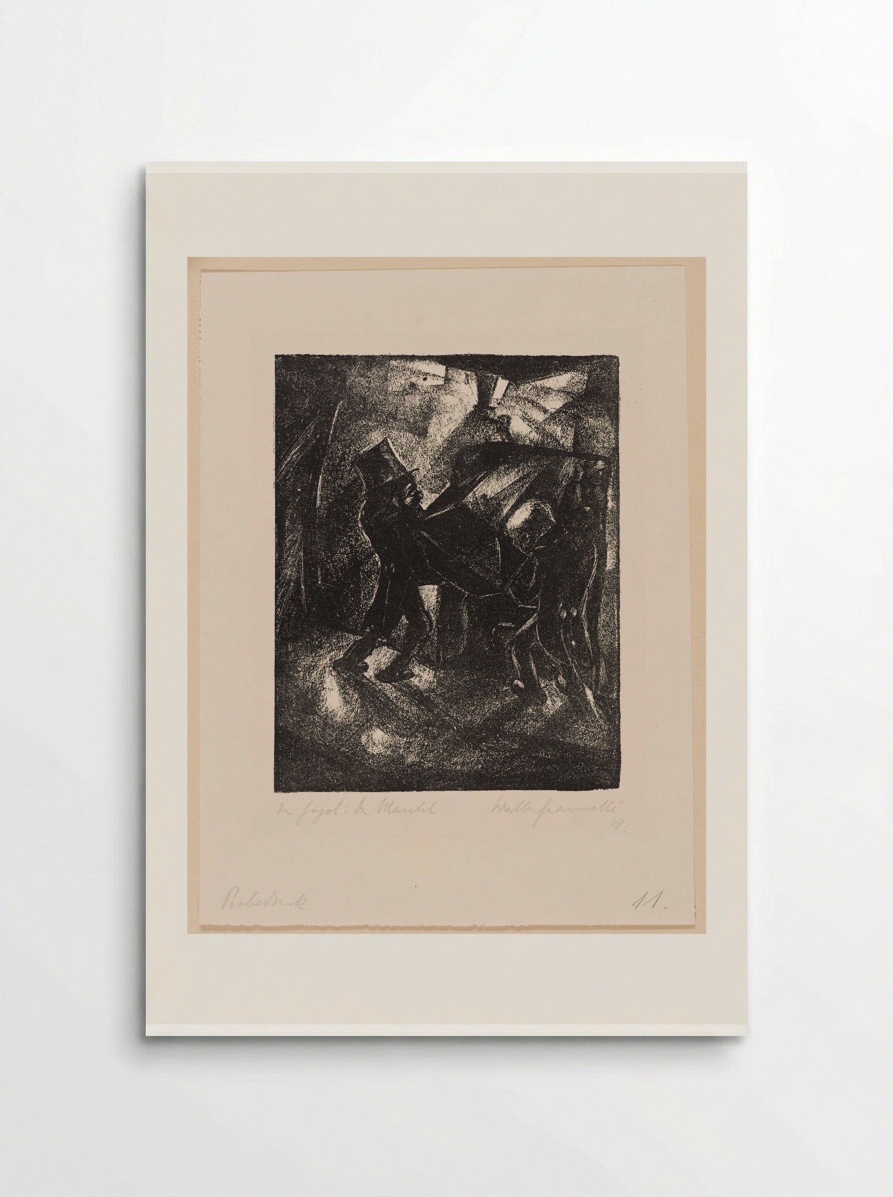 Akaki Is Carried to the Grave - Walter Gramatté - Poster