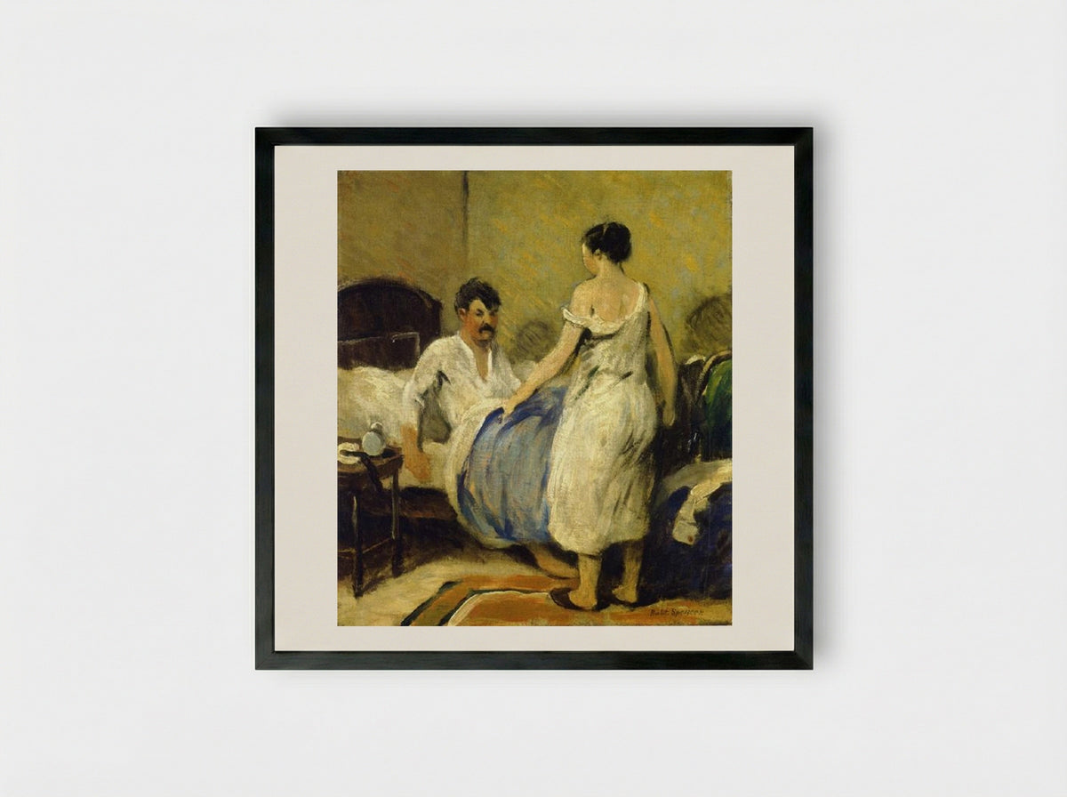 Alarm Clock - Robert Spencer - Framed Print Black