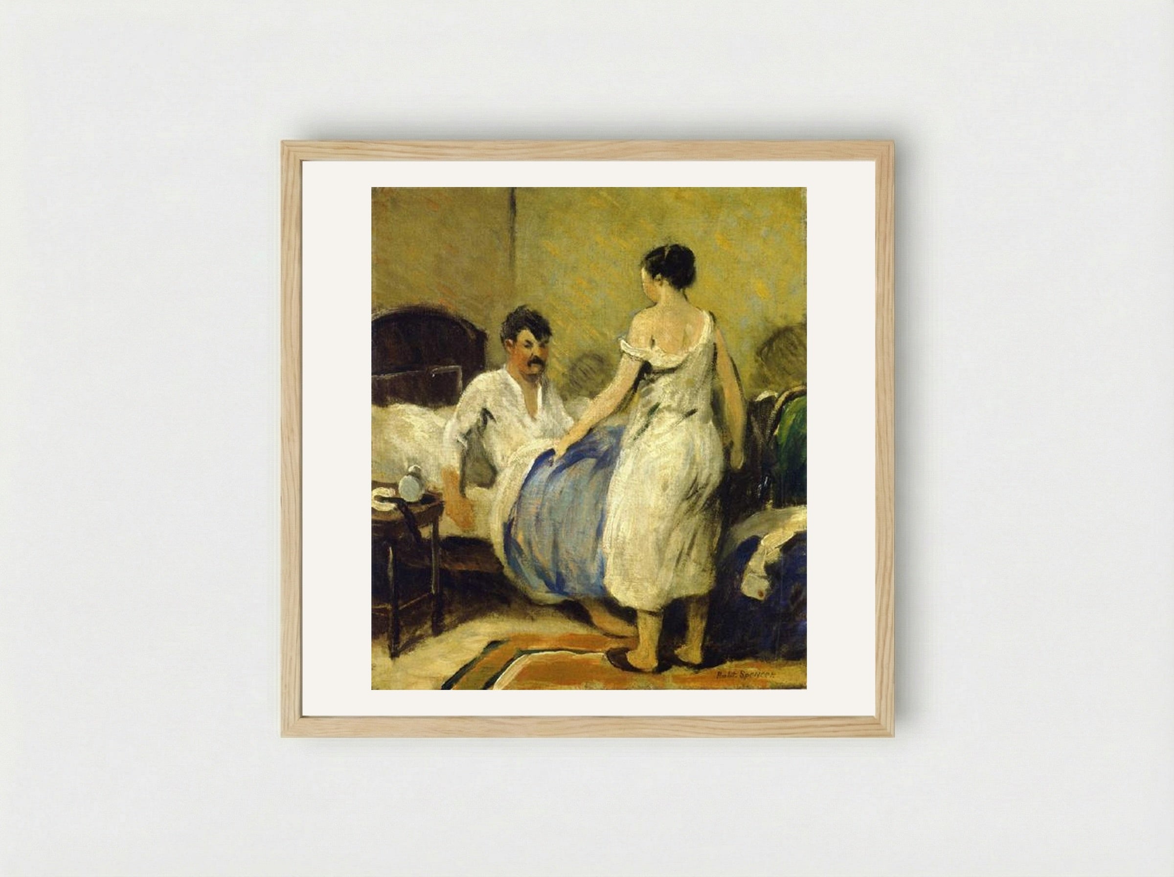 Alarm Clock - Robert Spencer - Framed Print Wood