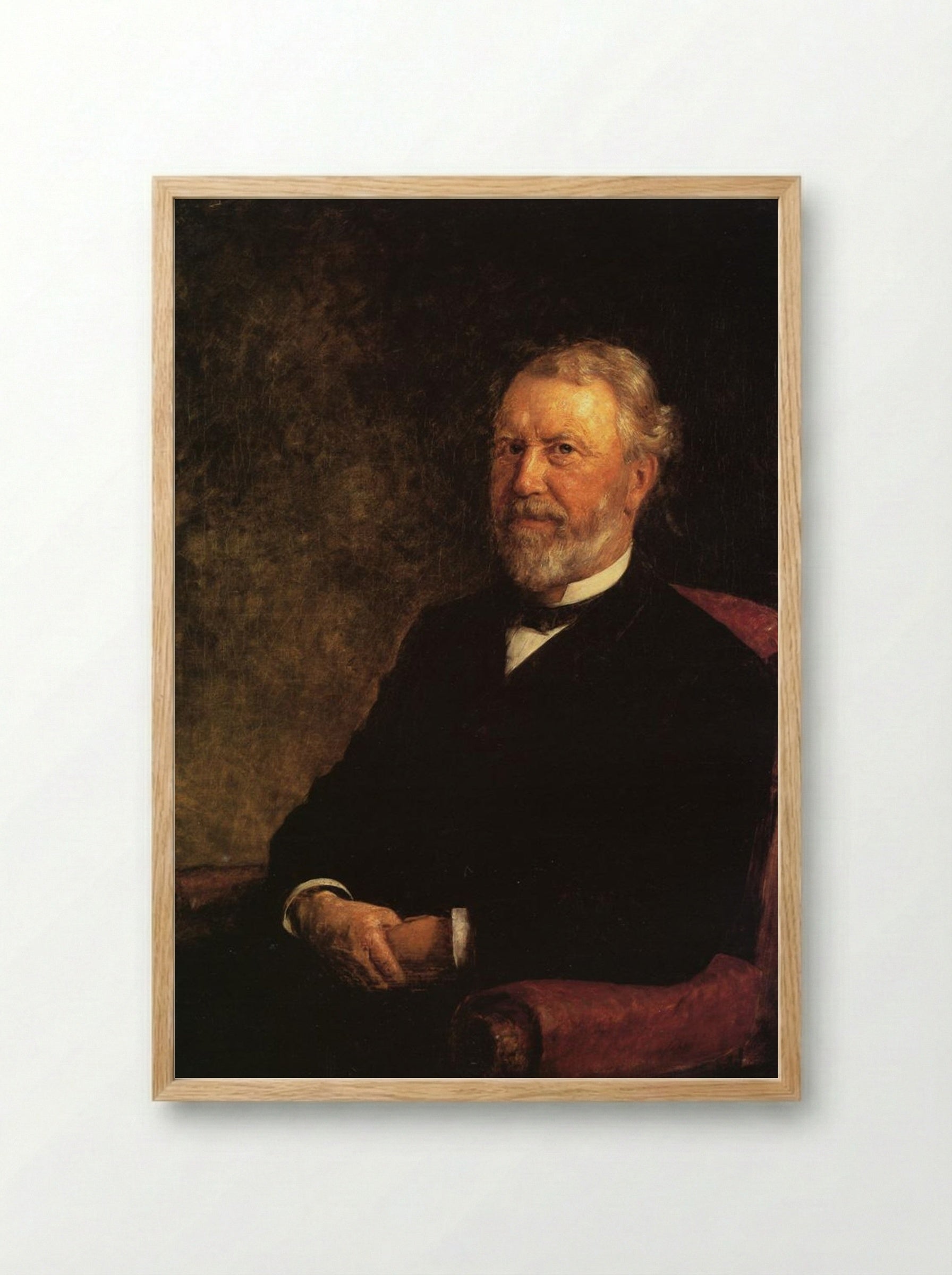 Albert G. Porter, Governor of Indiana - T. C. Steele - Framed Print Wood