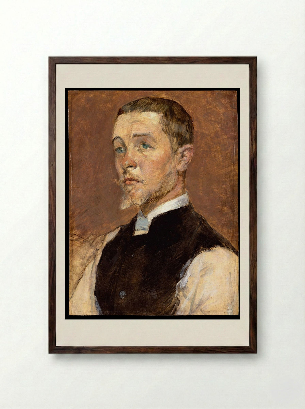 Albert Grenier (1858–1925) - Henri de Toulouse-Lautrec - Framed Print Dark Wood