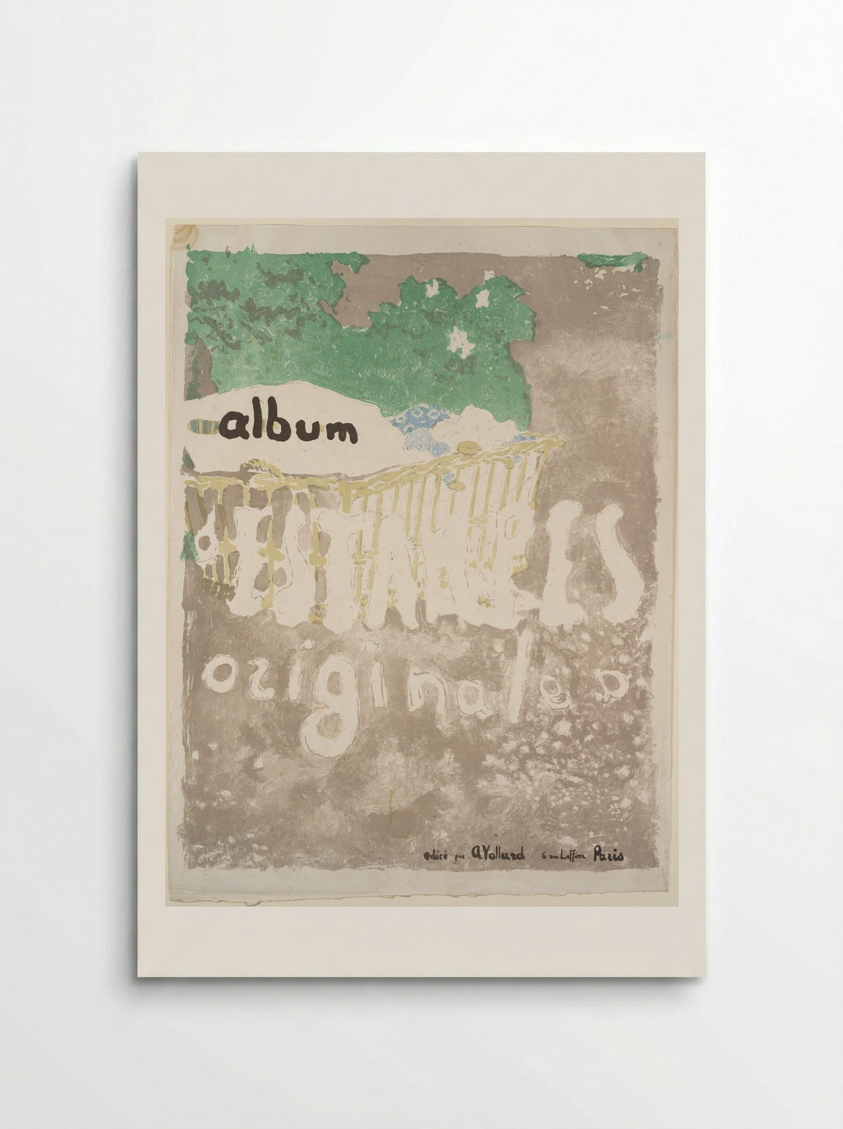 Album Cover of Album d'estampes originales - Edouard Vuillard - Poster