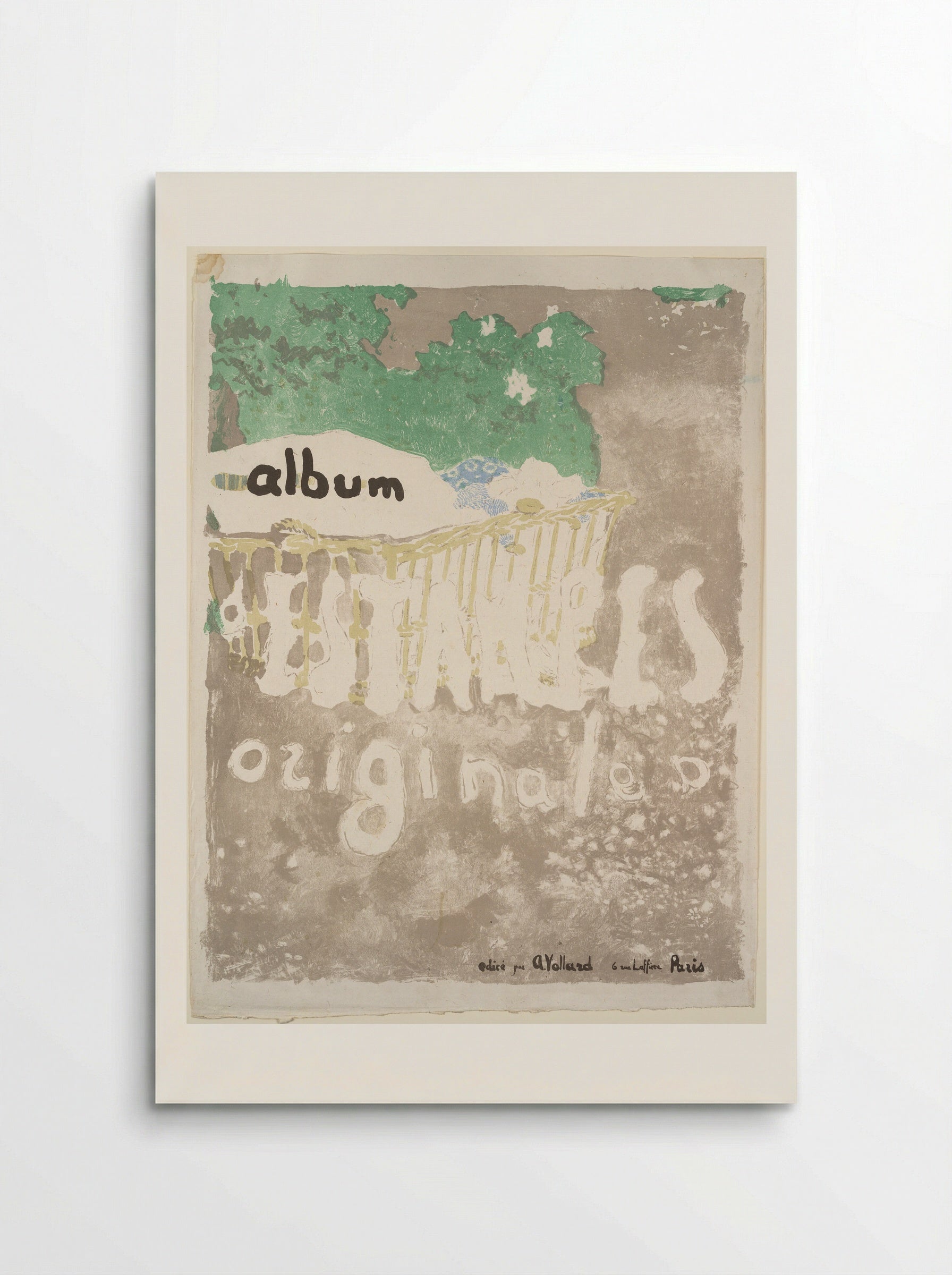Album Cover of Album d'estampes originales - Edouard Vuillard - Poster