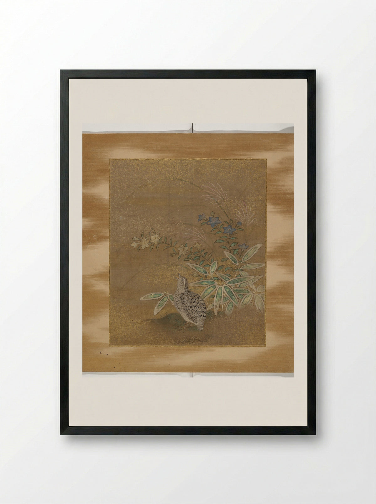 Album of Birds and Flowers and Other Subjects - Tosa Mitsunari - Framed Print Black