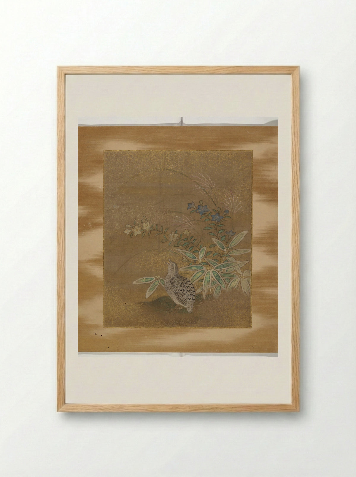 Album of Birds and Flowers and Other Subjects - Tosa Mitsunari - Framed Print Wood