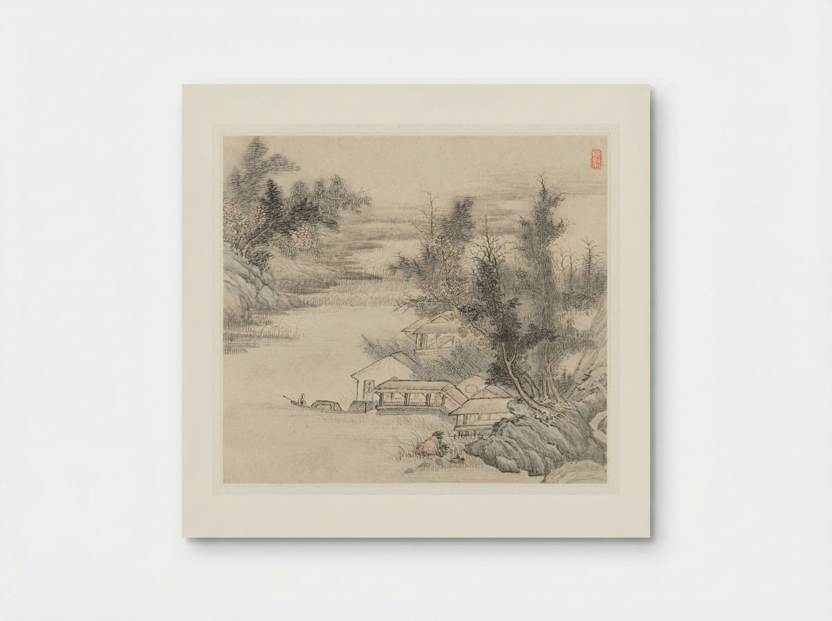 Album of Landscapes: Leaf 2 - Wang Gai - Poster