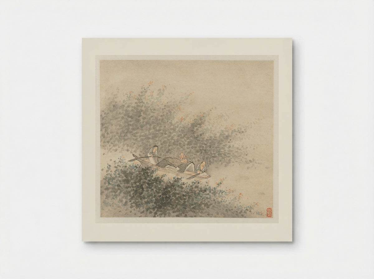 Album of Landscapes: Leaf 6 - Wang Gai - Poster