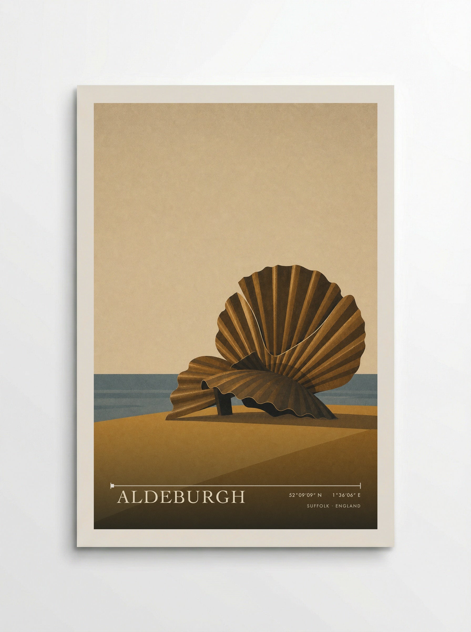 Aldeburgh Suffolk Travel Poster - Poster