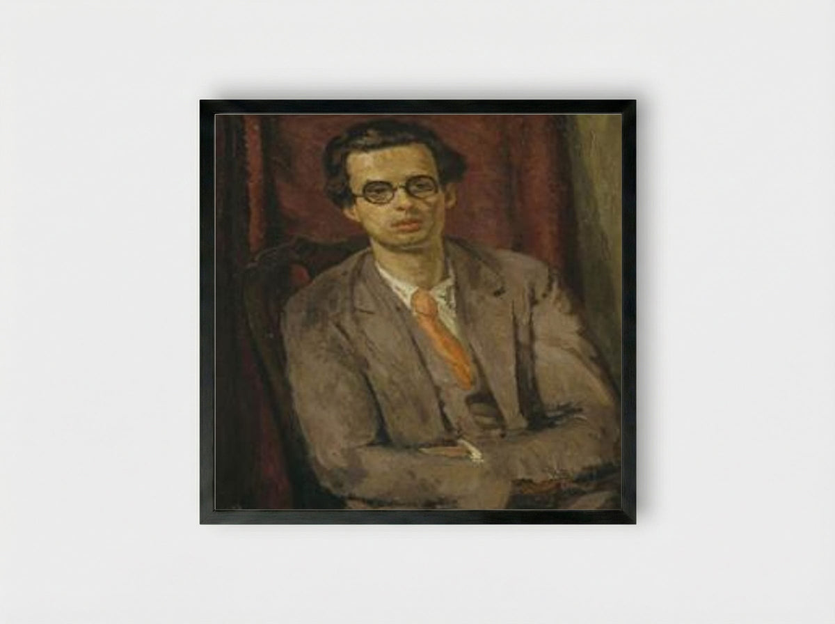 Aldous Huxley - Vanessa Bell - Framed Print Black